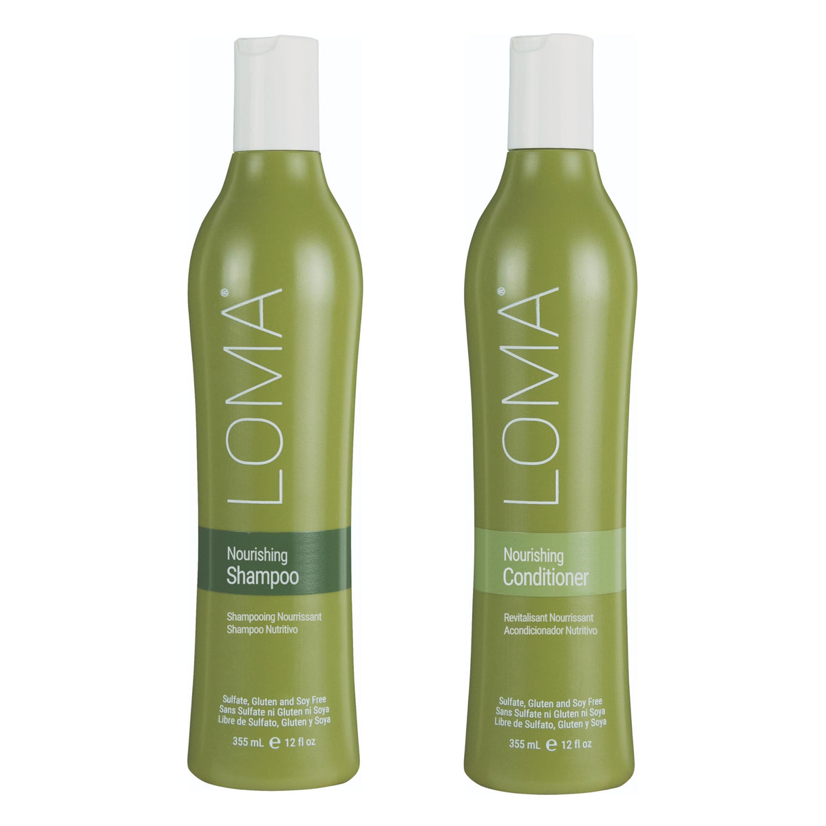 Loma Hair Care Nourishing Shampoo Conditioner Duo - Premium Selection Official Imagery - 2