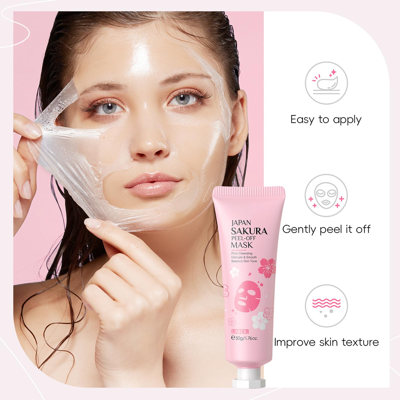 Skin Care Set Sakura Women Beauty Gift Sets Korean Skin Care - Fashion Base