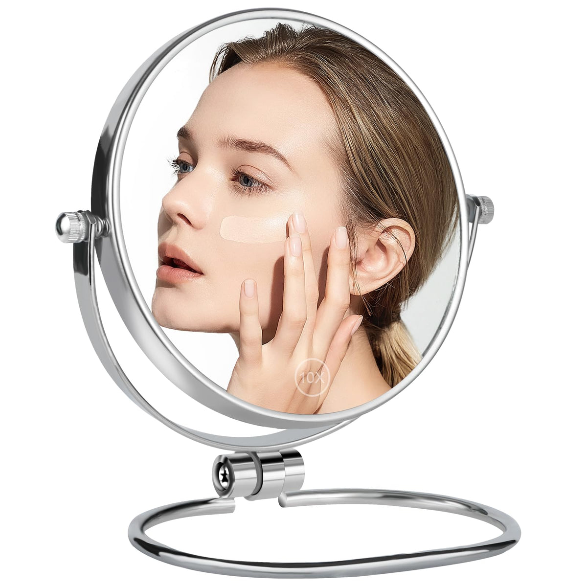 Travel Makeup Mirror 6 Portable Folding Vanity Mirror with - AumVum Official Imagery - 1