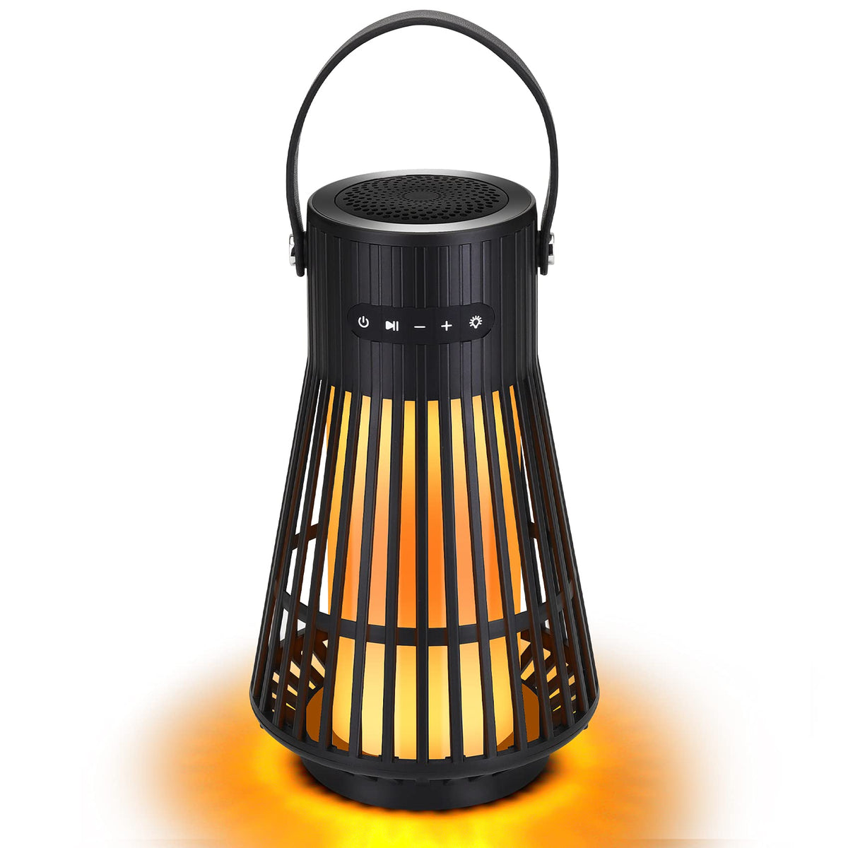 Outdoor Bluetooth Speaker with Flame Atmosphere Led - ANERIMST Official Imagery - 1