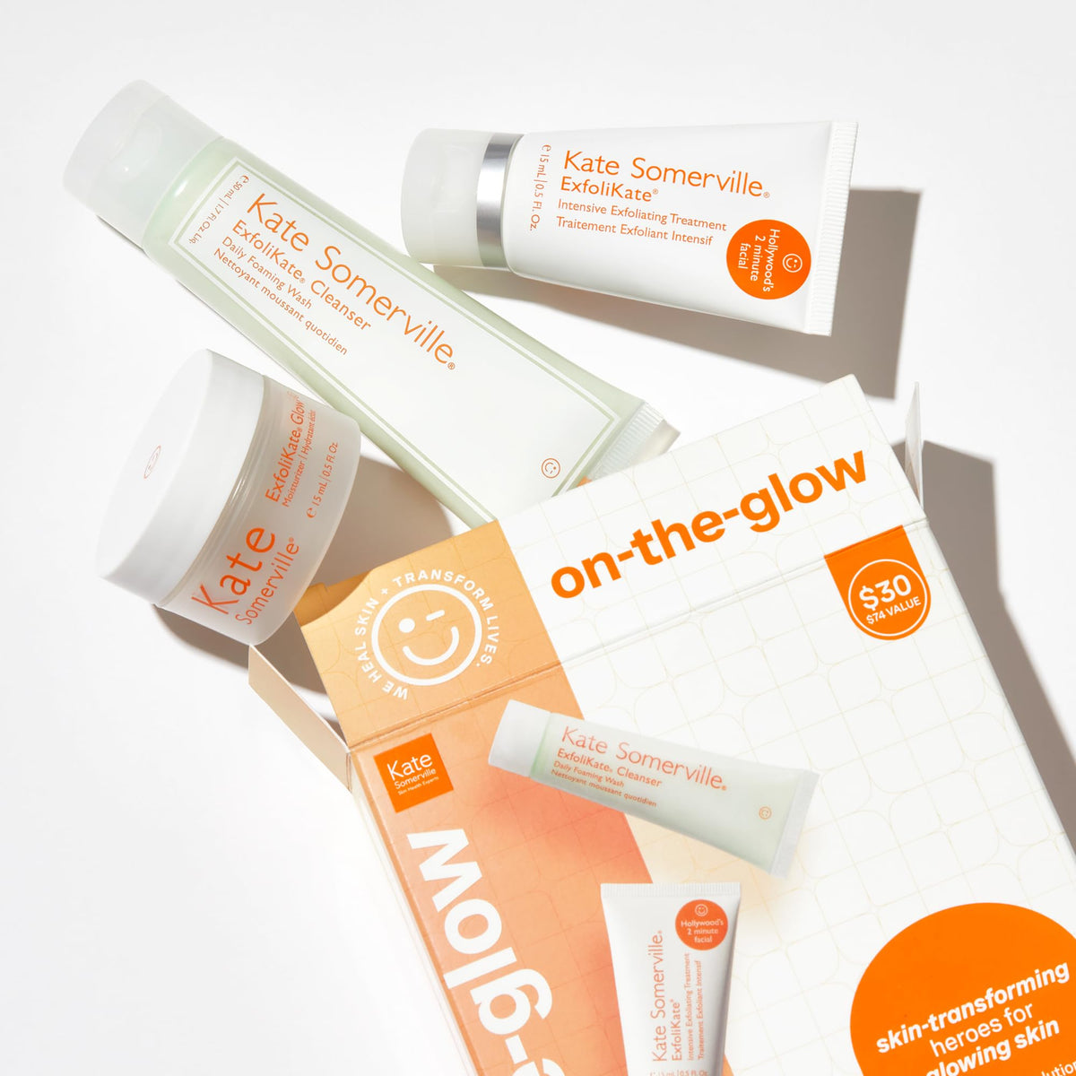 Kate Somerville On The Glow Kit Travel Size Skincare Set for - Premium Selection Official Imagery - 2