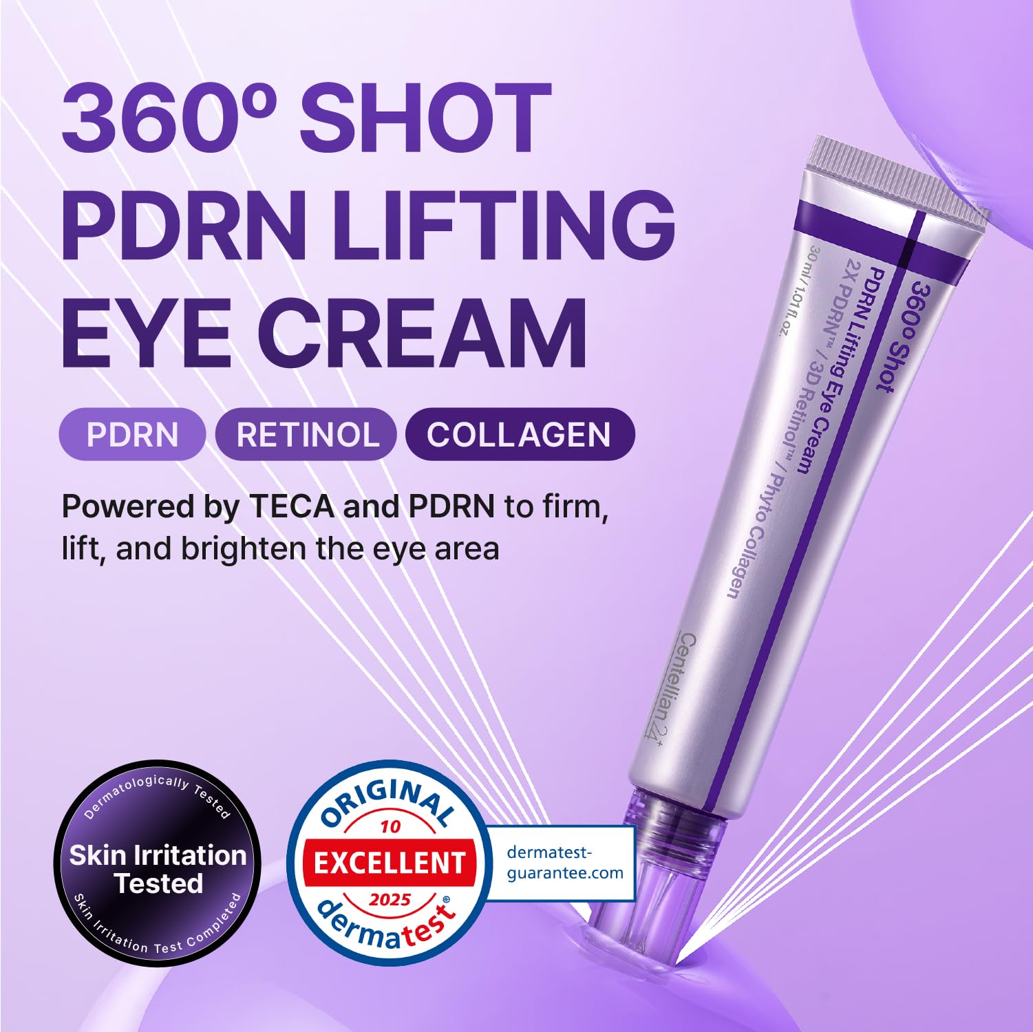 CENTELLIAN 24 360 Shot PDRN Firming Eye Cream, TECA Retinol Care - CENTELLIAN 24 Official Product View 3