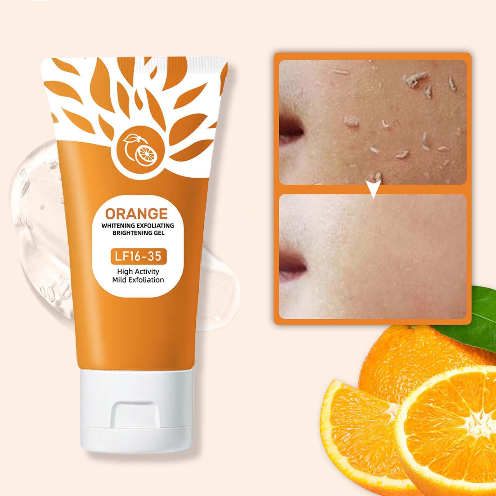 RnemiTe-amo Orange Enzymes Exfoliating Gel for Face & Body, Orange Exfoliating - RnemiTe-amo Official Product View 4