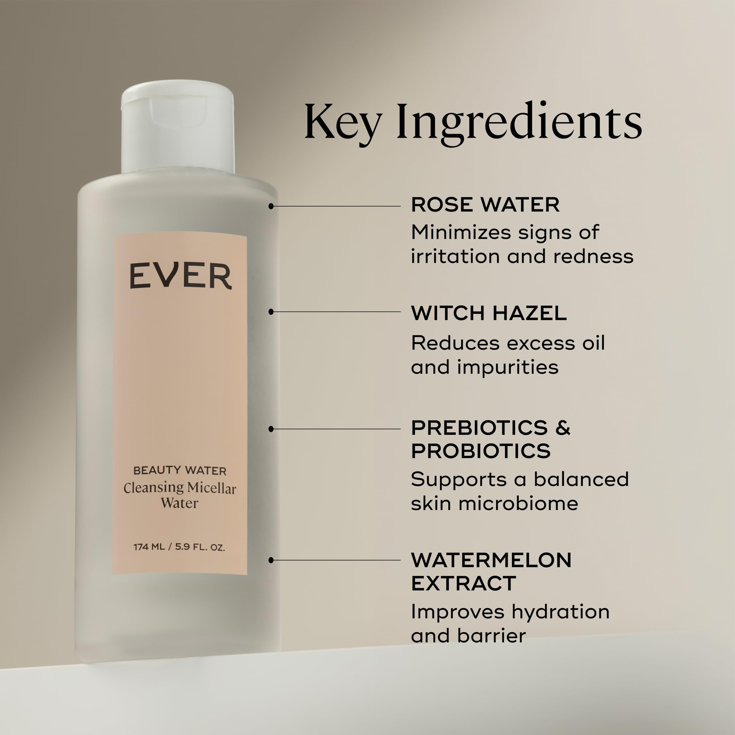 EVER Beauty Water Micellar Cleaning Water & Eye Makeup Remover... - EVER Official Product View 4