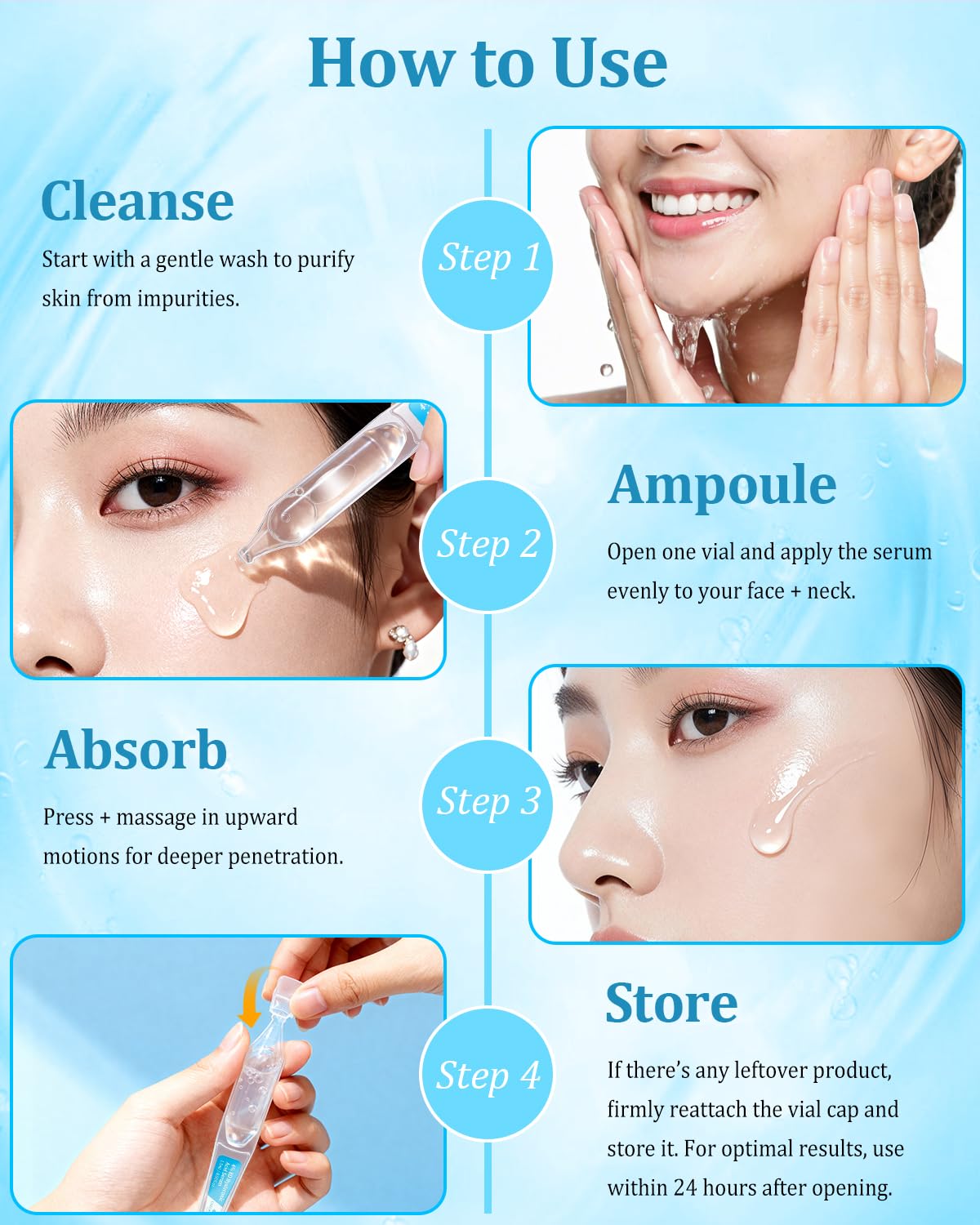 4 Hyaluronic Acid Serum for Face 8D Hyaluronic Acid Ultra - CHEOKINGBA Official Imagery - 8