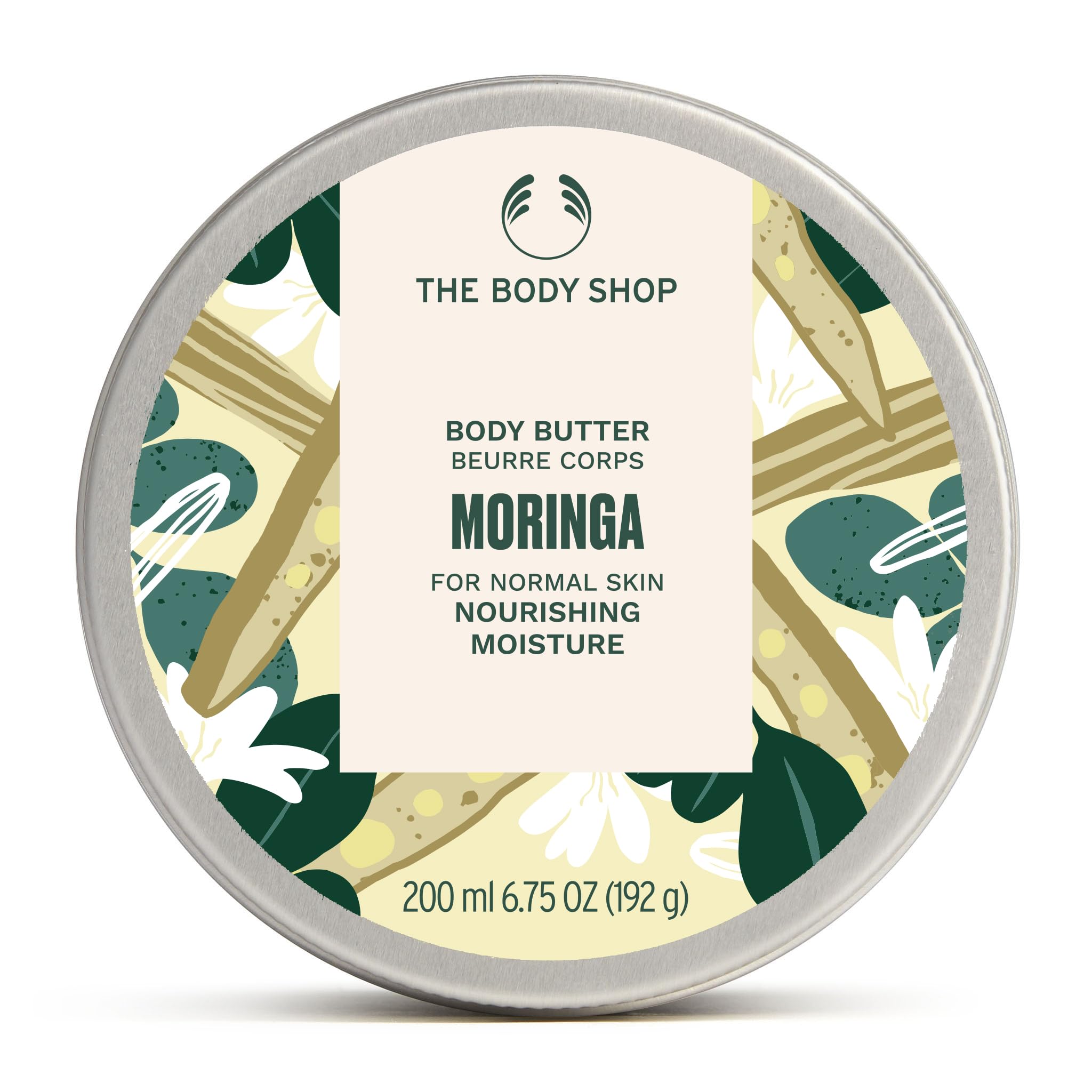 The Body Shop Moringa Body Butter – Nourishing & Moisturizing Skincare for Dry Skin – Vegan – 6.75 oz