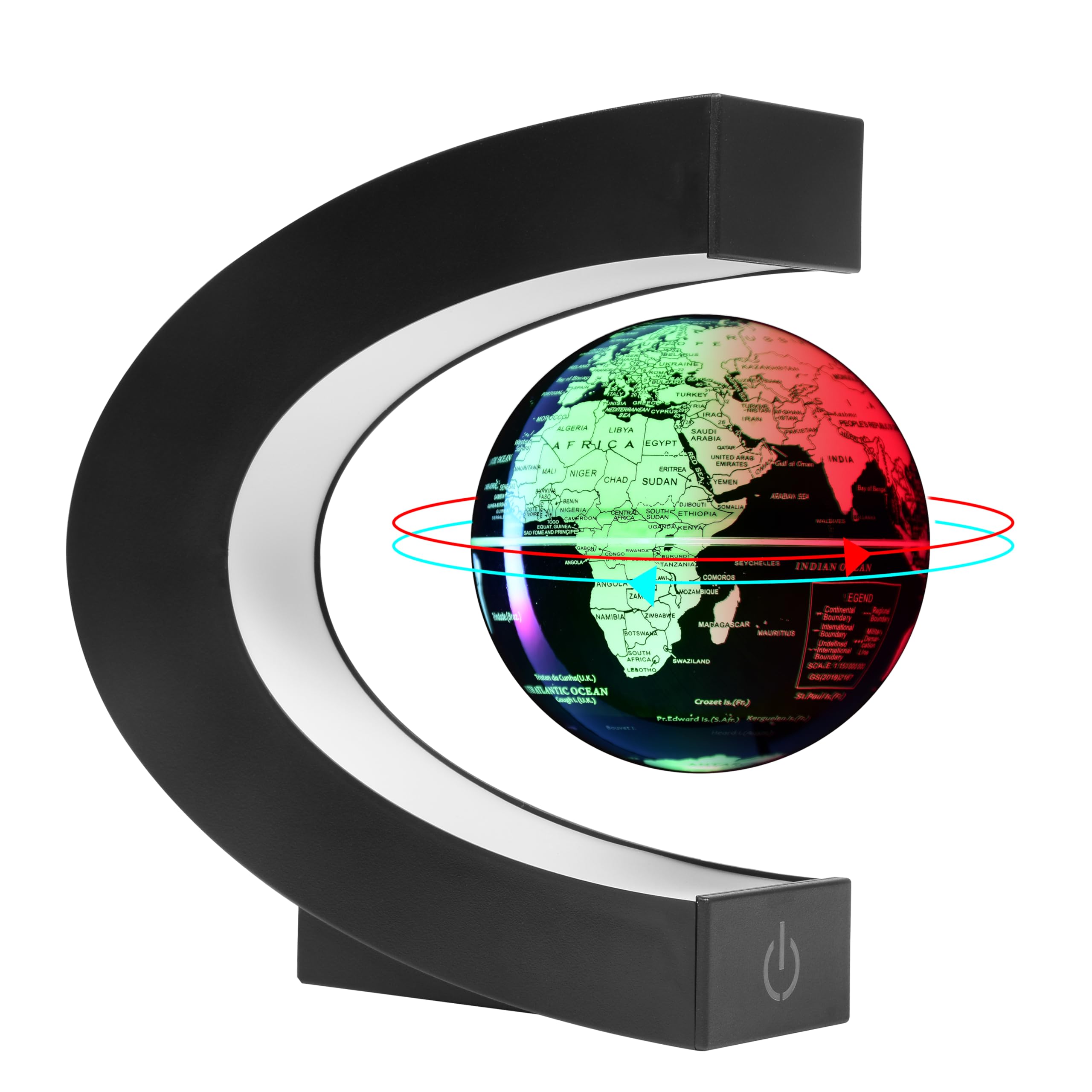 KAIMC Magnetic Levitation Floating Rotating World globe for child by KAIMC - Angle View 1