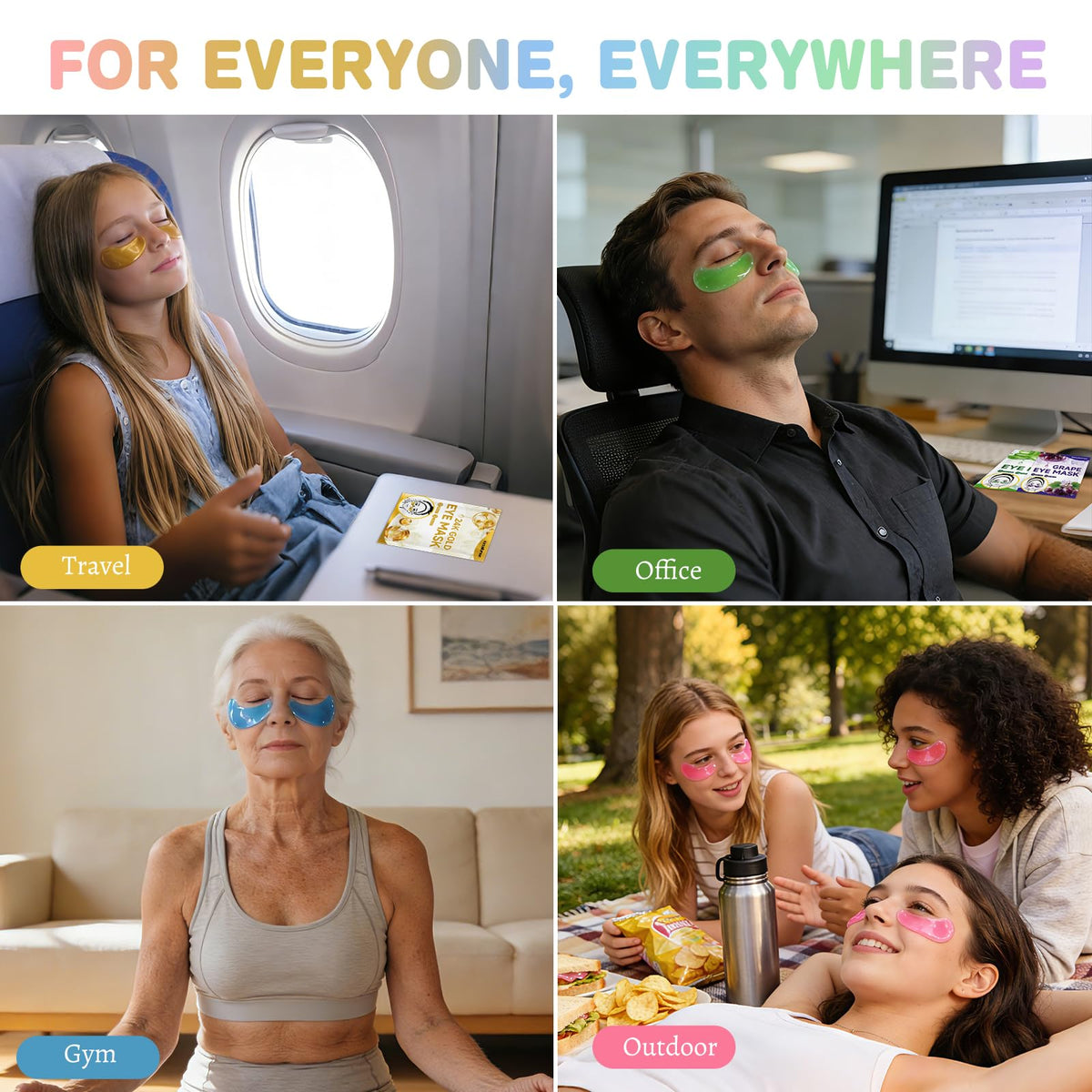 120 Pairs Under Eye Patches Hydrating Eye Mask For Puffy - Vetuslumen Official Imagery - 6