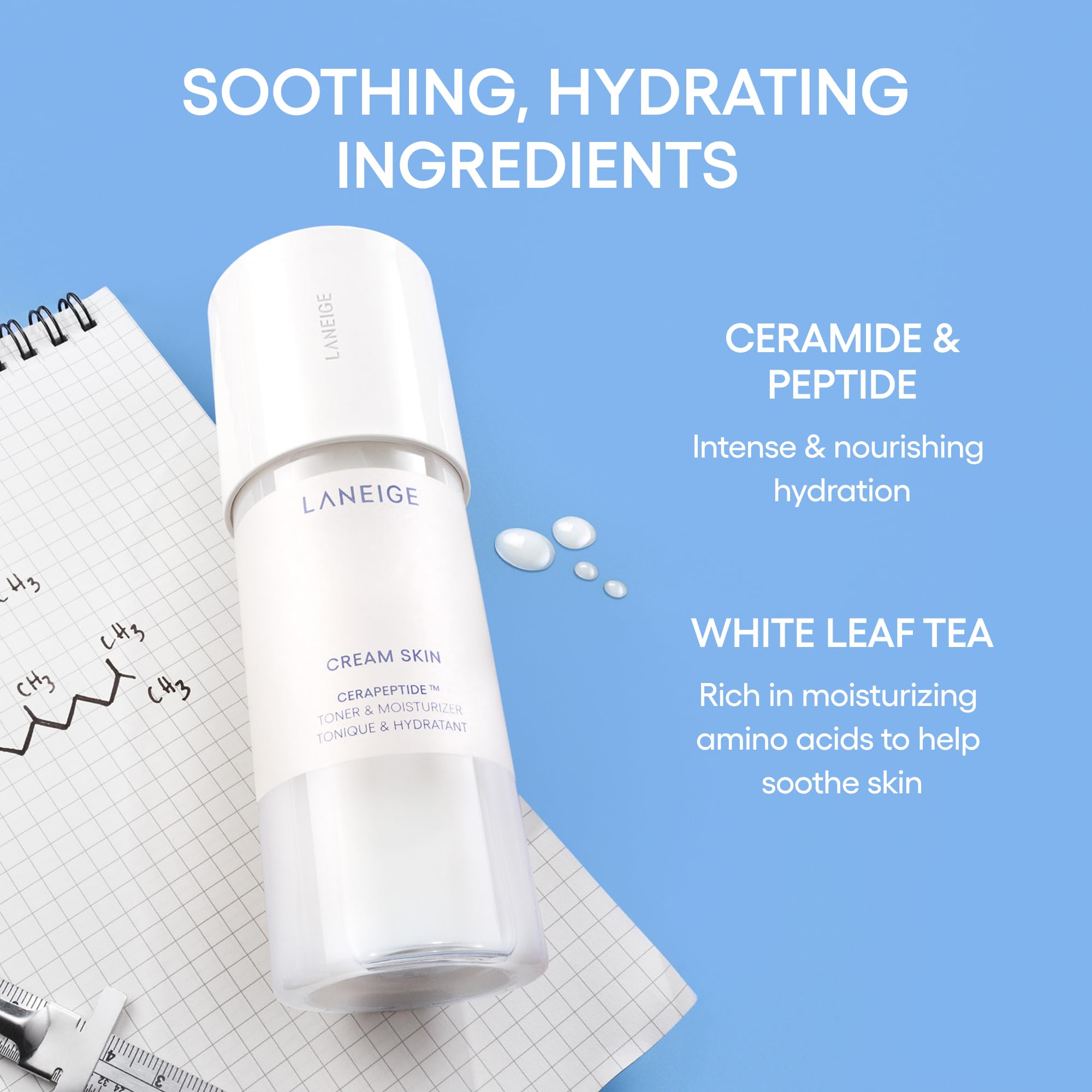 Elefair Tech LANEIGE Cream Skin Toner & Moisturizer - Lightweight Refillable - Elefair Tech Official Product View 9
