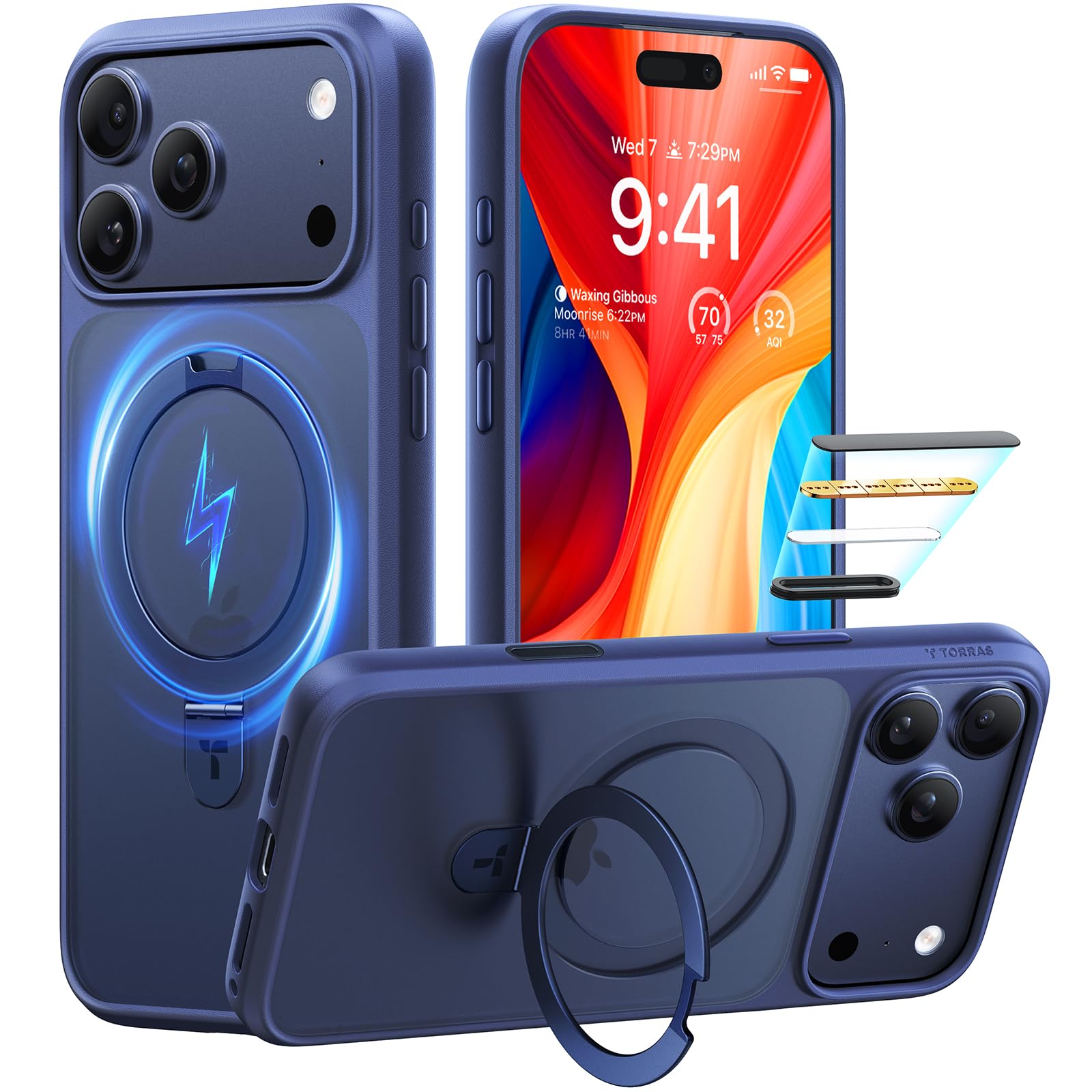 TORRAS Ostand for iPhone 17 Pro Case Magnetic, Fit for MagSafe... - Elefair Tech Official Product View 1
