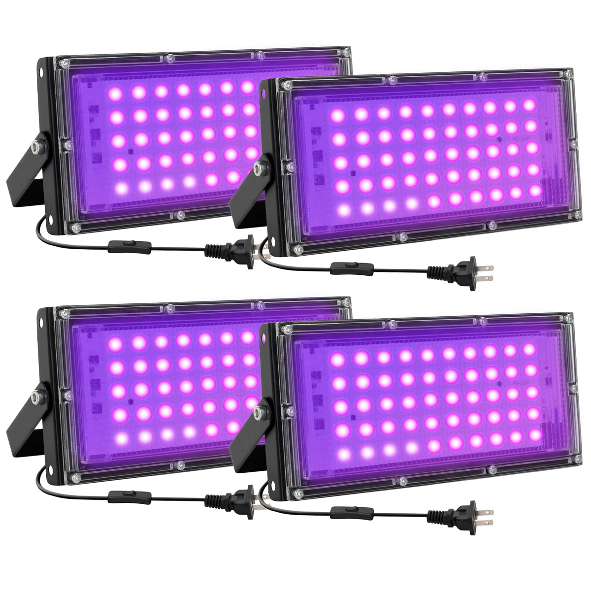 50W LED Black Lights for Glow Party IP65 Waterproof UV - Waygor Official Imagery - 1