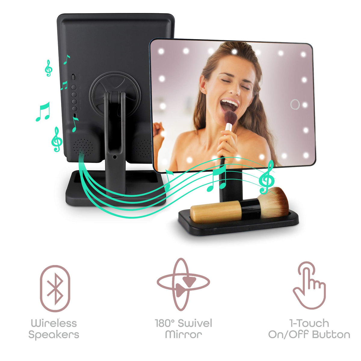 Aduro Vanity Mirror Makeup Mirror With Lights And Wireless - Aduro Official Imagery - 6