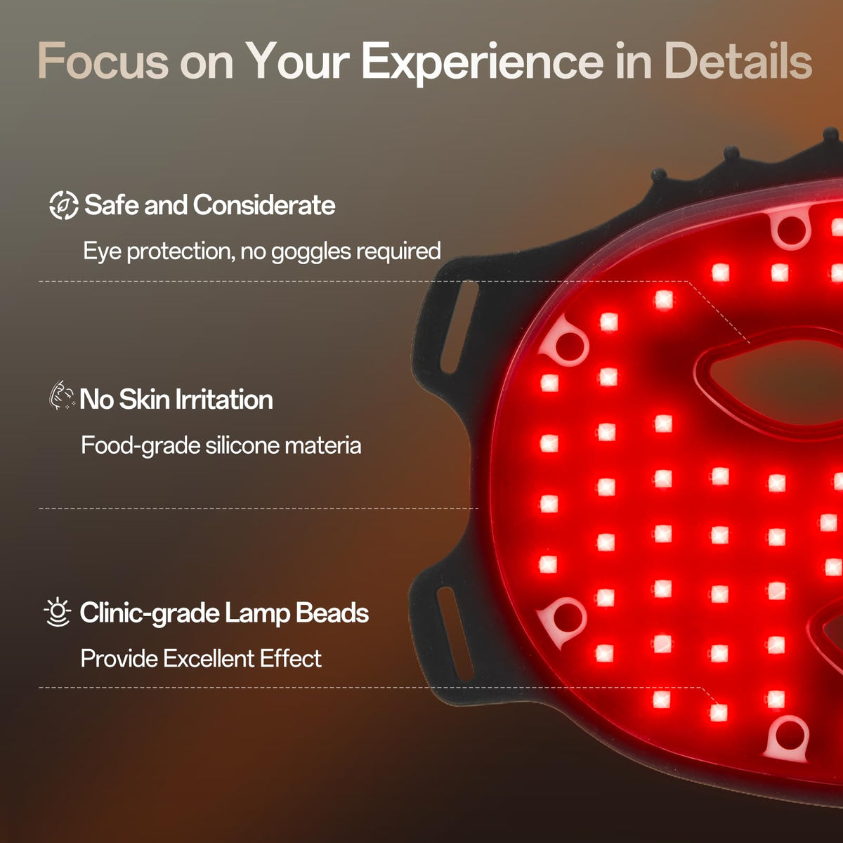 Red Light Mask for Face - Facego Official Imagery - 5