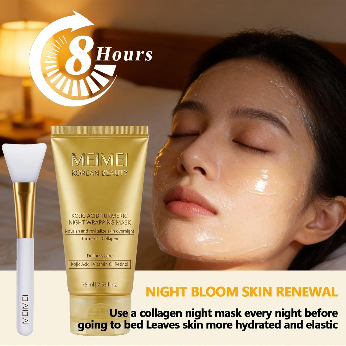 GFG Meimei Turmeric Wrapping Mask With Vitamin C - GFG Official Imagery - 7