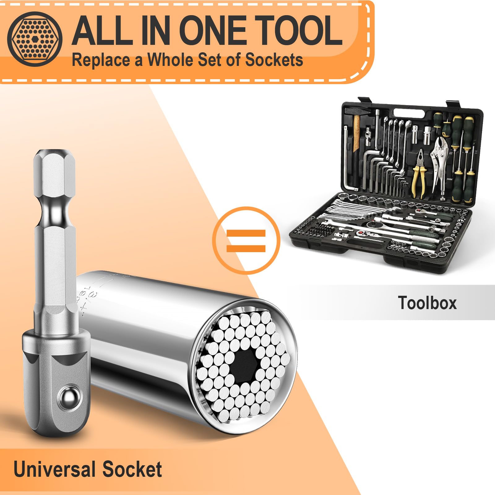 HANPURE Stocking Stuffers for Men Super Universal Socket Tools Gi by HANPURE - Angle View 7