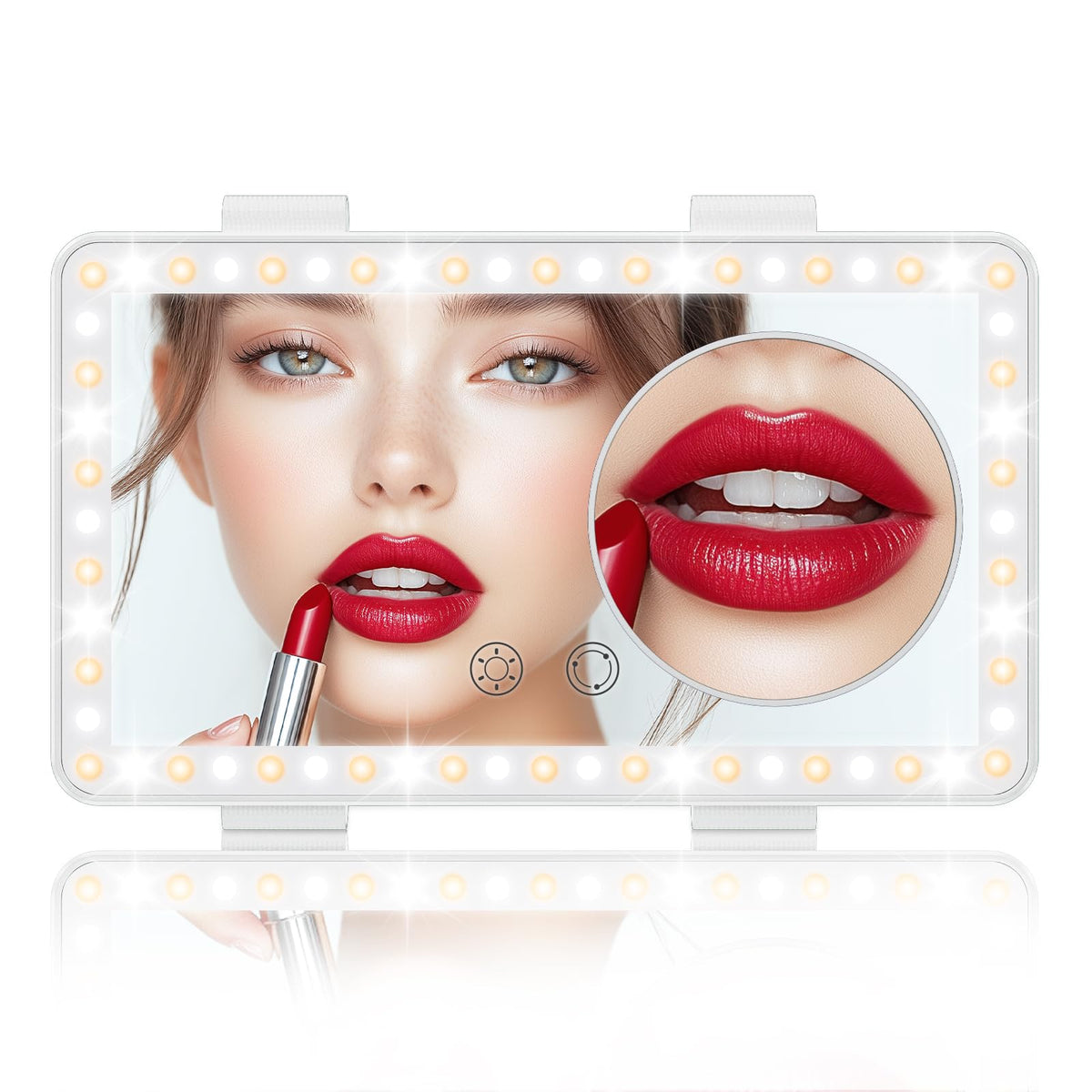 SEALIGHT Car Sun Visor Vanity Mirror 1X 3X Magnification - SEALIGHT Official Imagery - 2