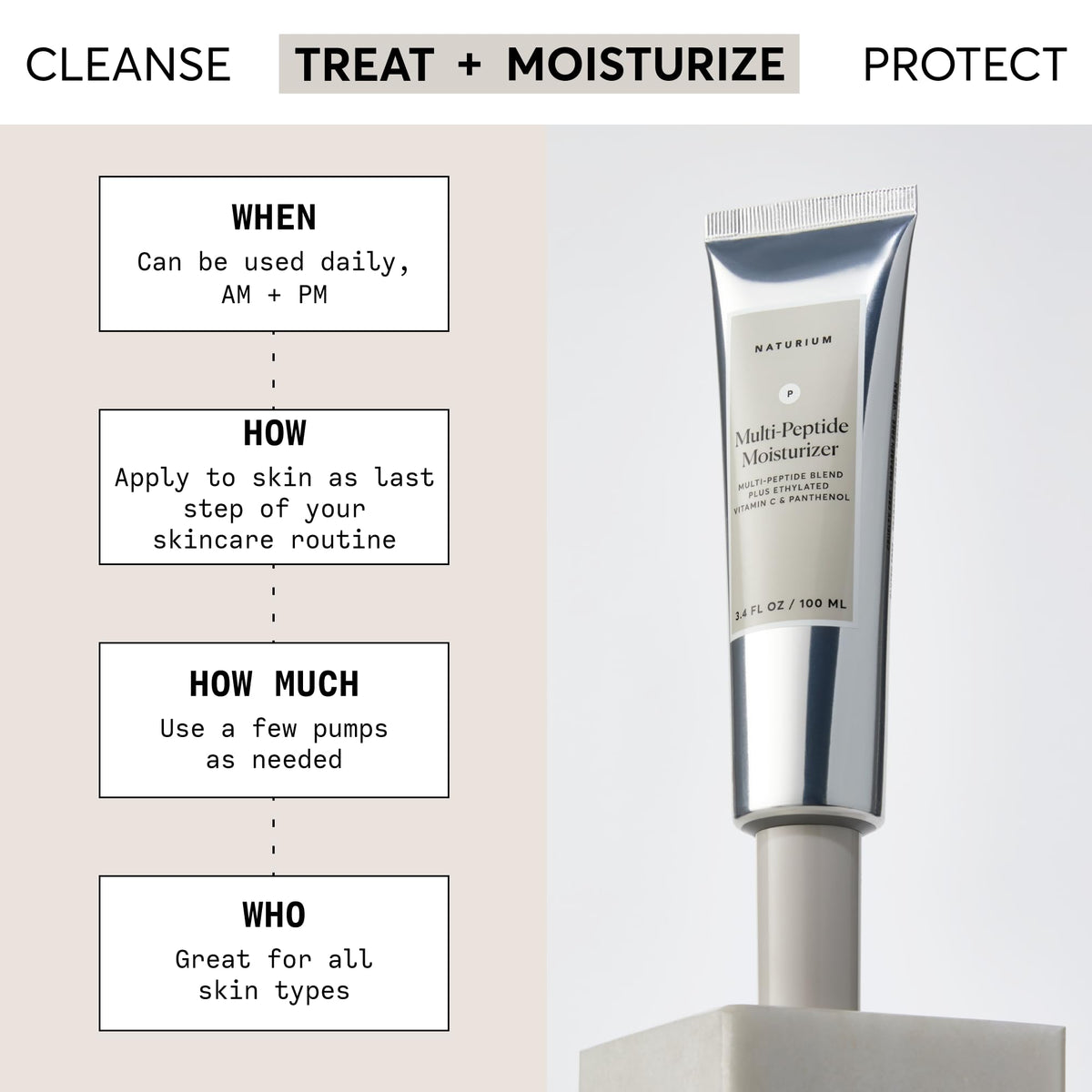 Naturium Multi Peptide Moisturizer Jumbo Hydrating Smoothing - Naturium Official Imagery - 3