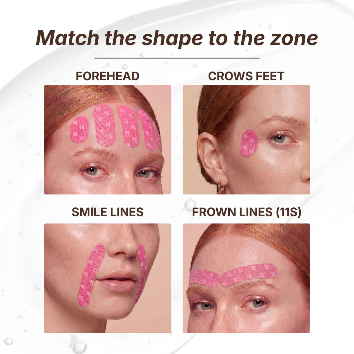 Anti Wrinkle Face Tape Overnight Japanese Kinesiology - Natsu Official Imagery - 4