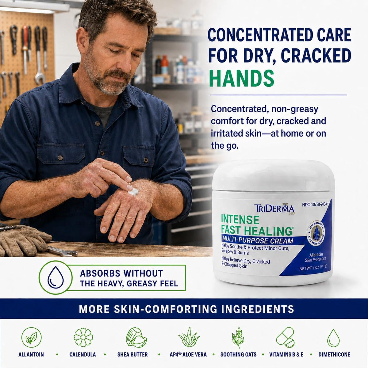 TriDerma Intense Fast Healing Cream Decreases Healing Time - TriDerma Official Imagery - 7