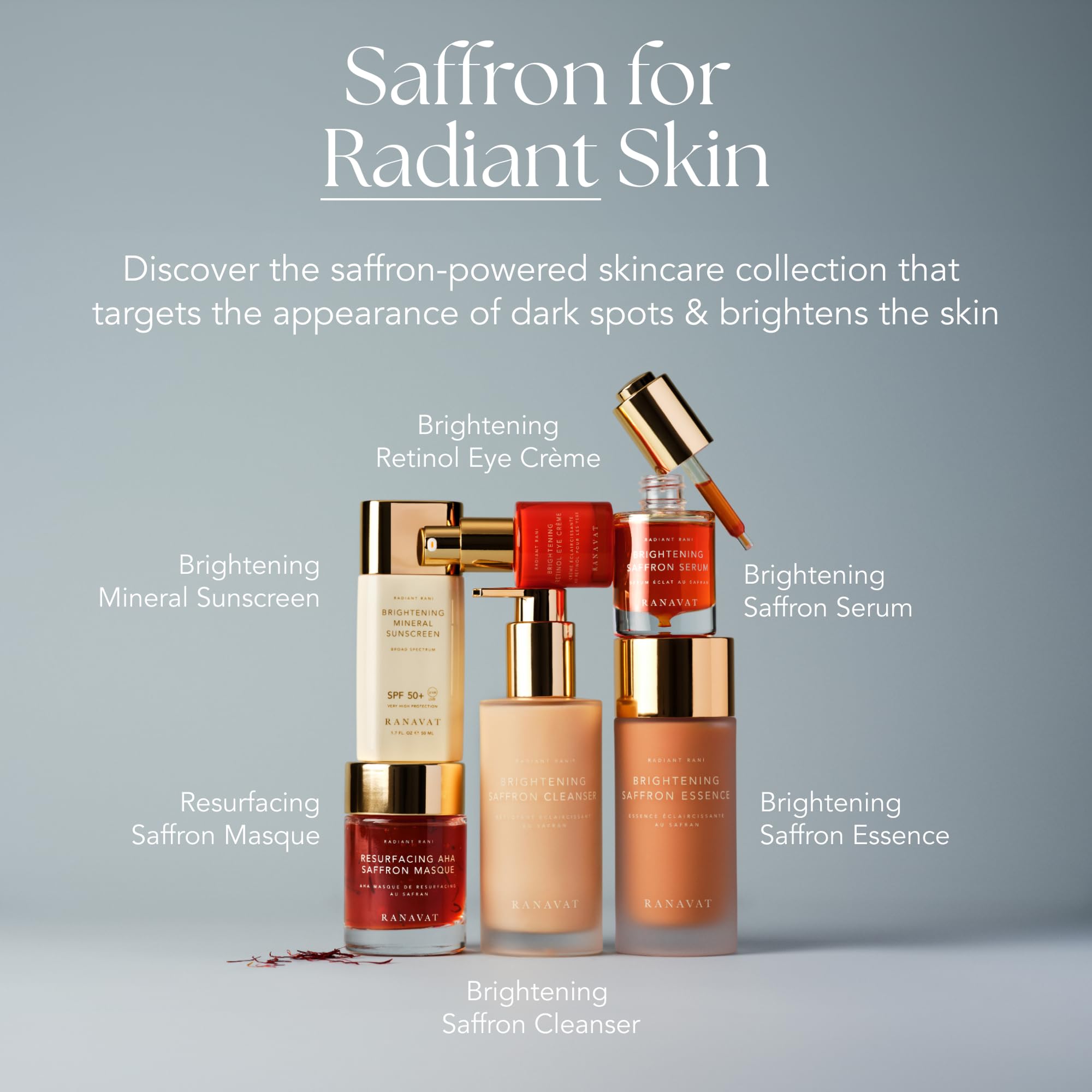 RANAVAT BOTANICS RANAVAT Saffron Brightening Face Serum & Dark Spot Treatment - RANAVAT BOTANICS Official Product View 10