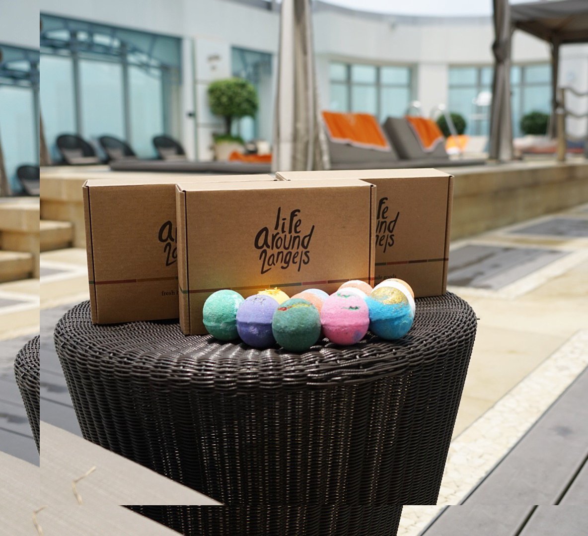 LifeAround2Angels Bath Bombs Gift Set 12 USA made Fizzies - Lifearound2angels Official Imagery - 8