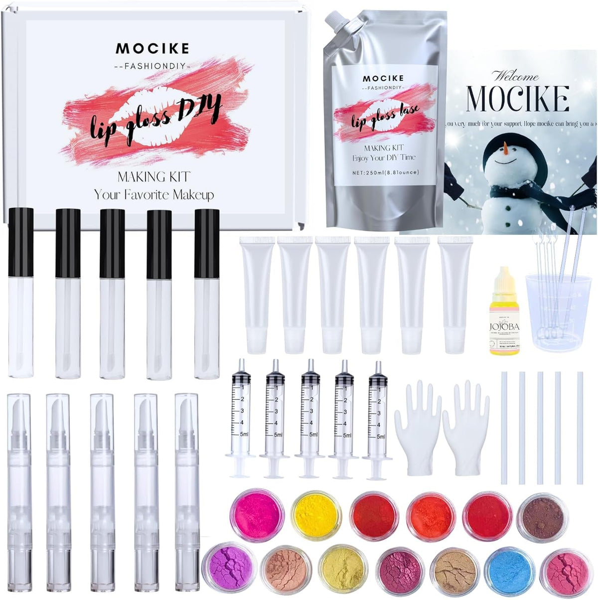 DIY lip gloss making kit for Girl Gifts - MOCIKE Official Imagery - 2