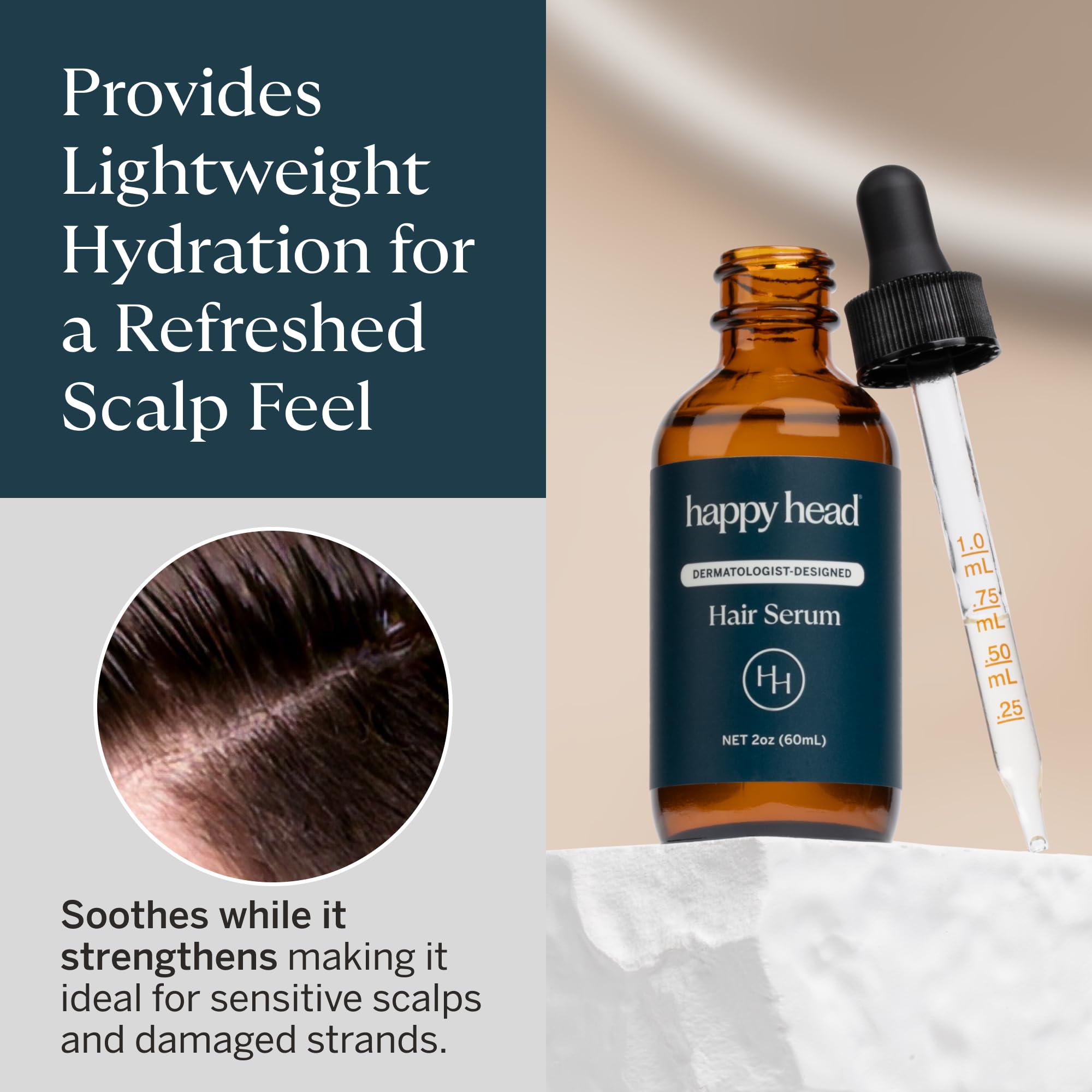 Happy Head Hair Serum for Men Women with Procapil Biotin - Happy Head Official Imagery - 7