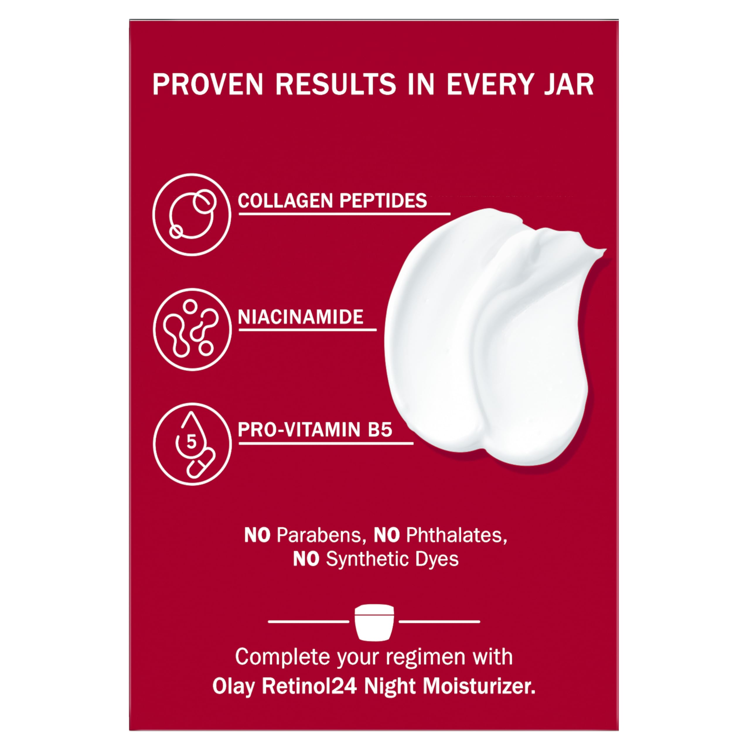 Olay Collagen Peptide Face Moisturizer, Firming Cream for Women, - Olay