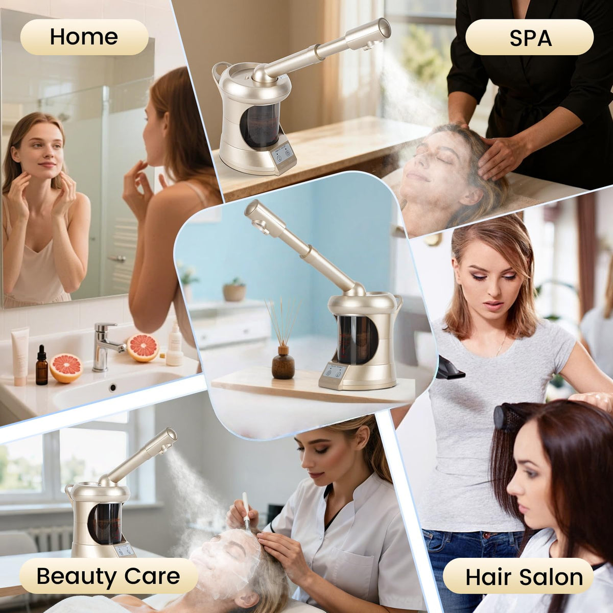 Professional Facial Steamer Portable Type high Water Mist - Chetunju Official Imagery - 3
