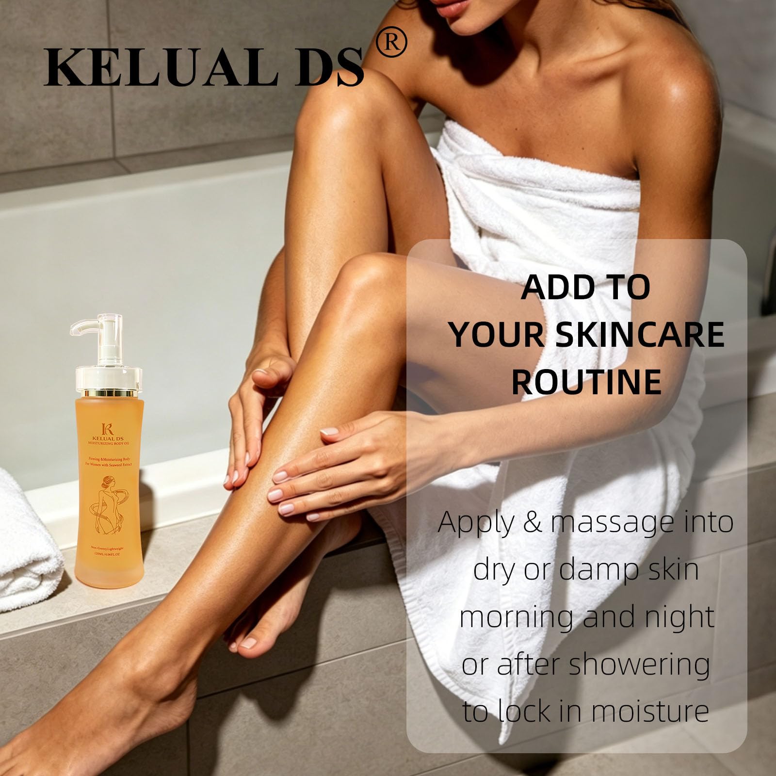 Undaria Seaweed Extract Body Oil - KELUAL DS Official Product Imagery - 6