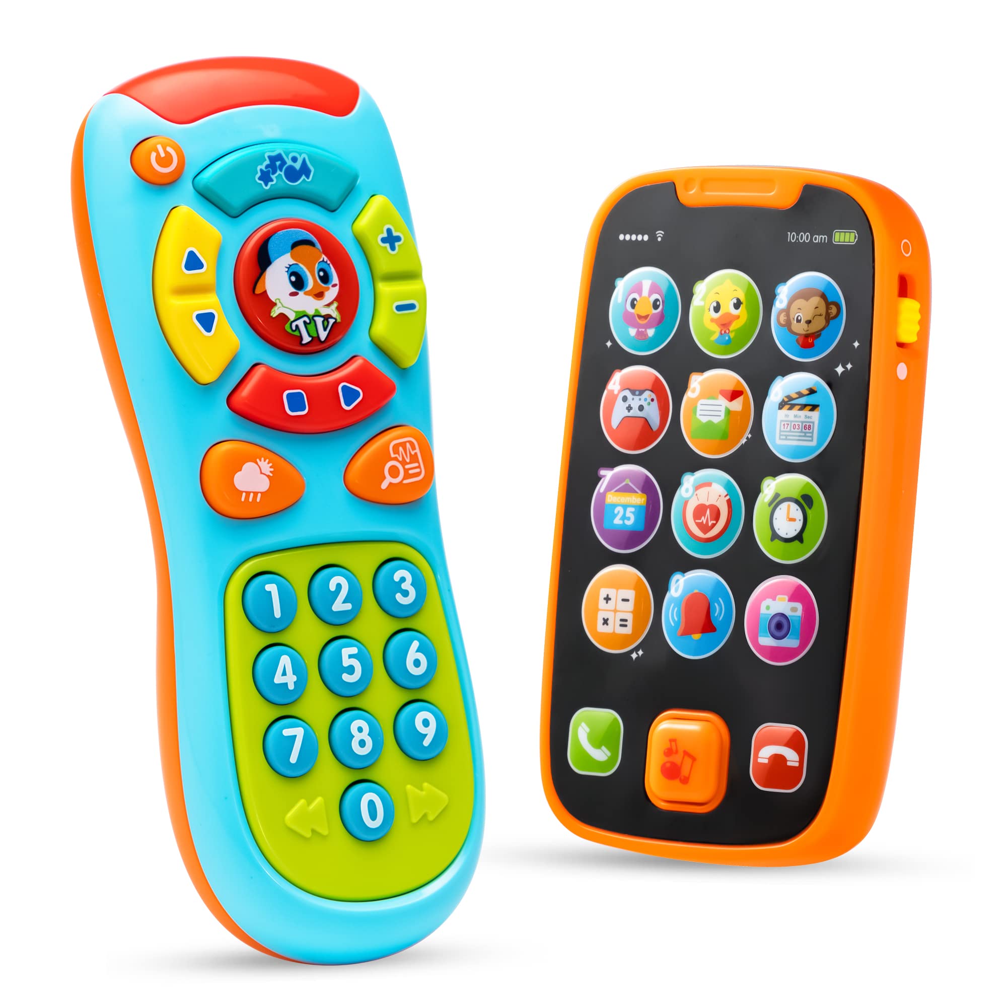 JOYIN Learning Phone and Remote Toy for Kids, Fun Smartphone Toys by JOYIN - Angle View 1
