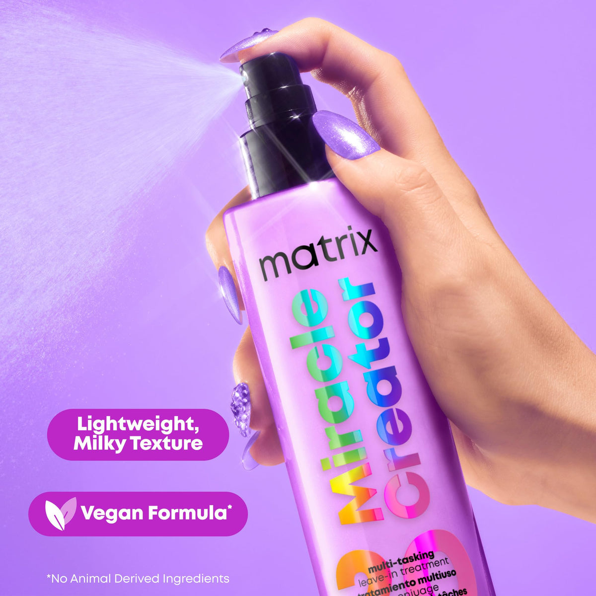 Matrix Miracle Creator Leave In Conditioner Spray - Premium Selection Official Imagery - 7