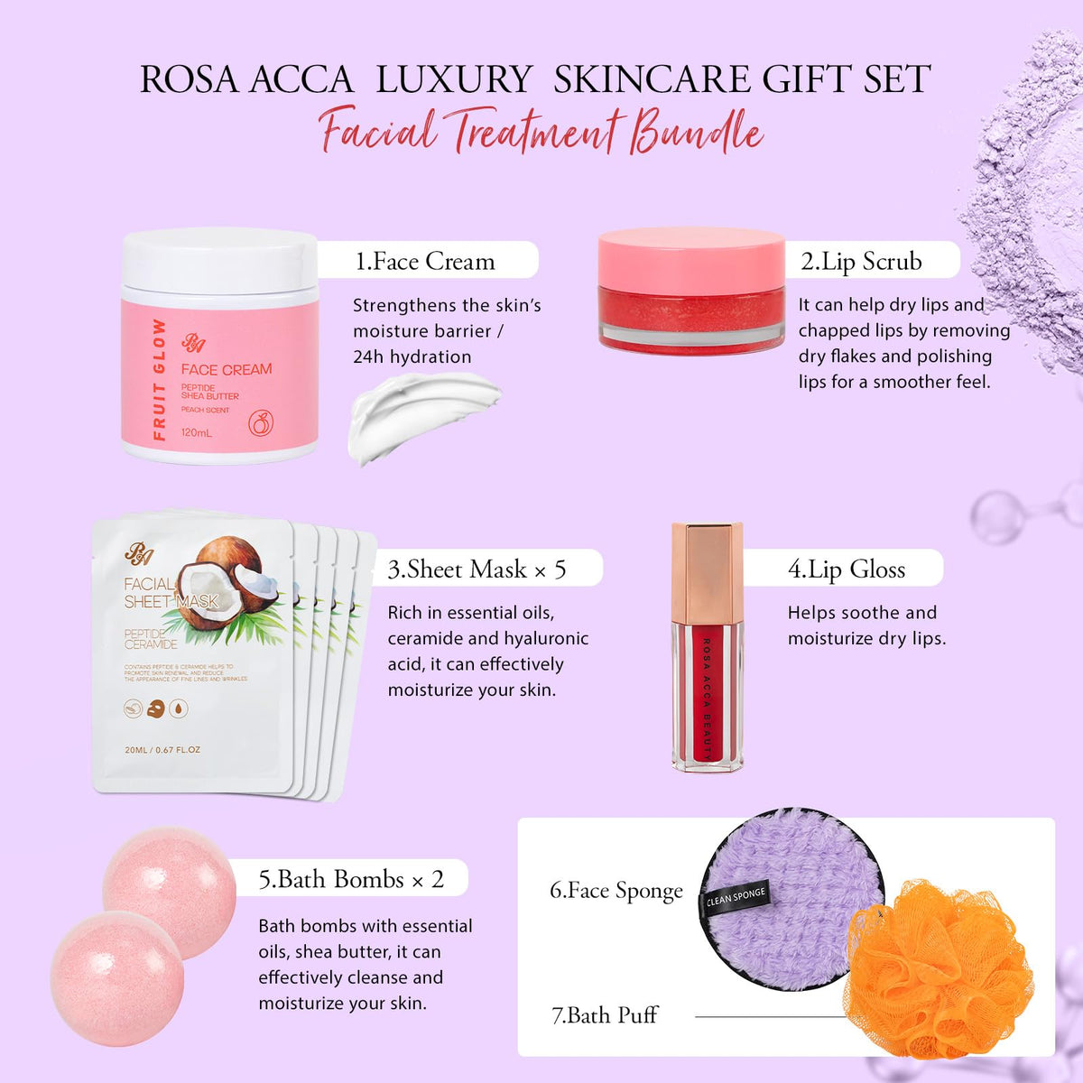 42 Pcs Mother s Day Gifts Super Fruit Bath and Body Spa Gift - RA ROSA ACCA Official Imagery - 4