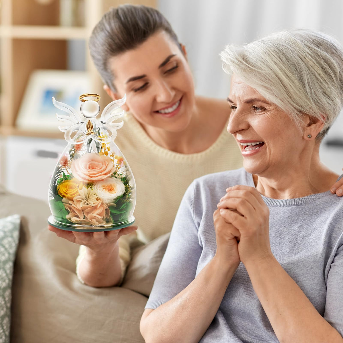 Gifts for Mom Birthday Gifts for Women Preserved Rose in - Kemiputi Official Imagery - 3