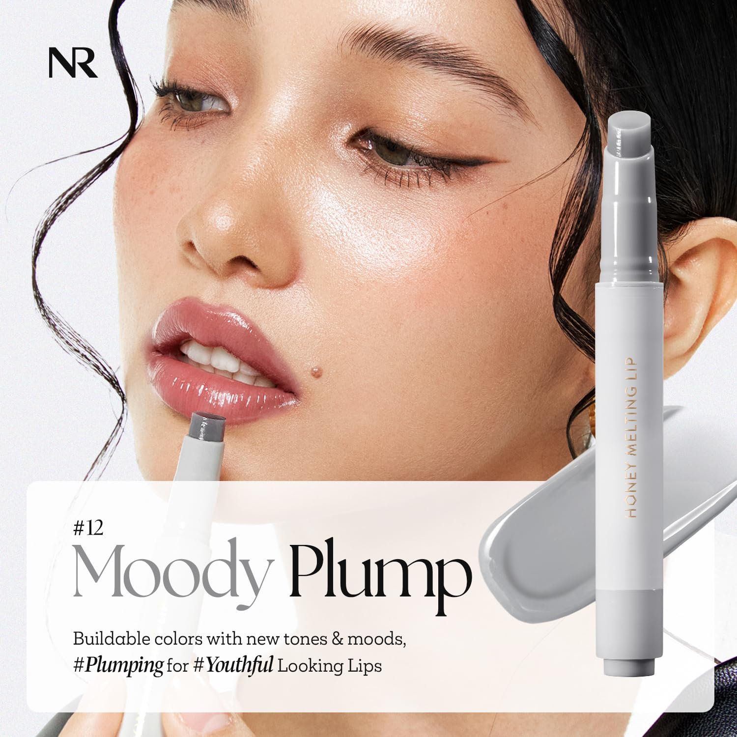 Nature Republic HONEY MELTING LIP PLUMPING   | SOFT LIP STICK Moody Pl - View 3