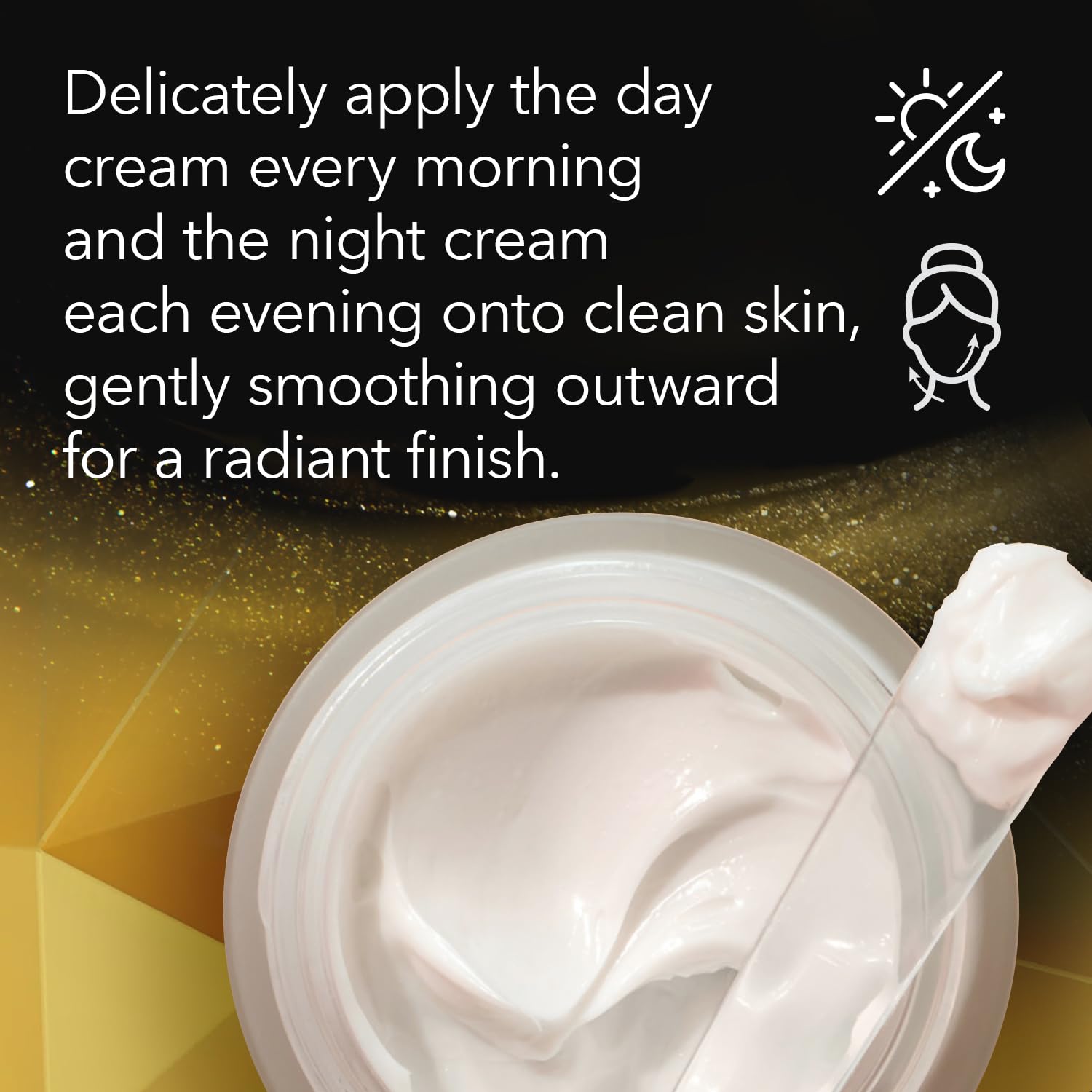 Cicatricure Gold Lift anti-wrinkle day and night cream gift pack with gold-infused facial creams for youthful skin.