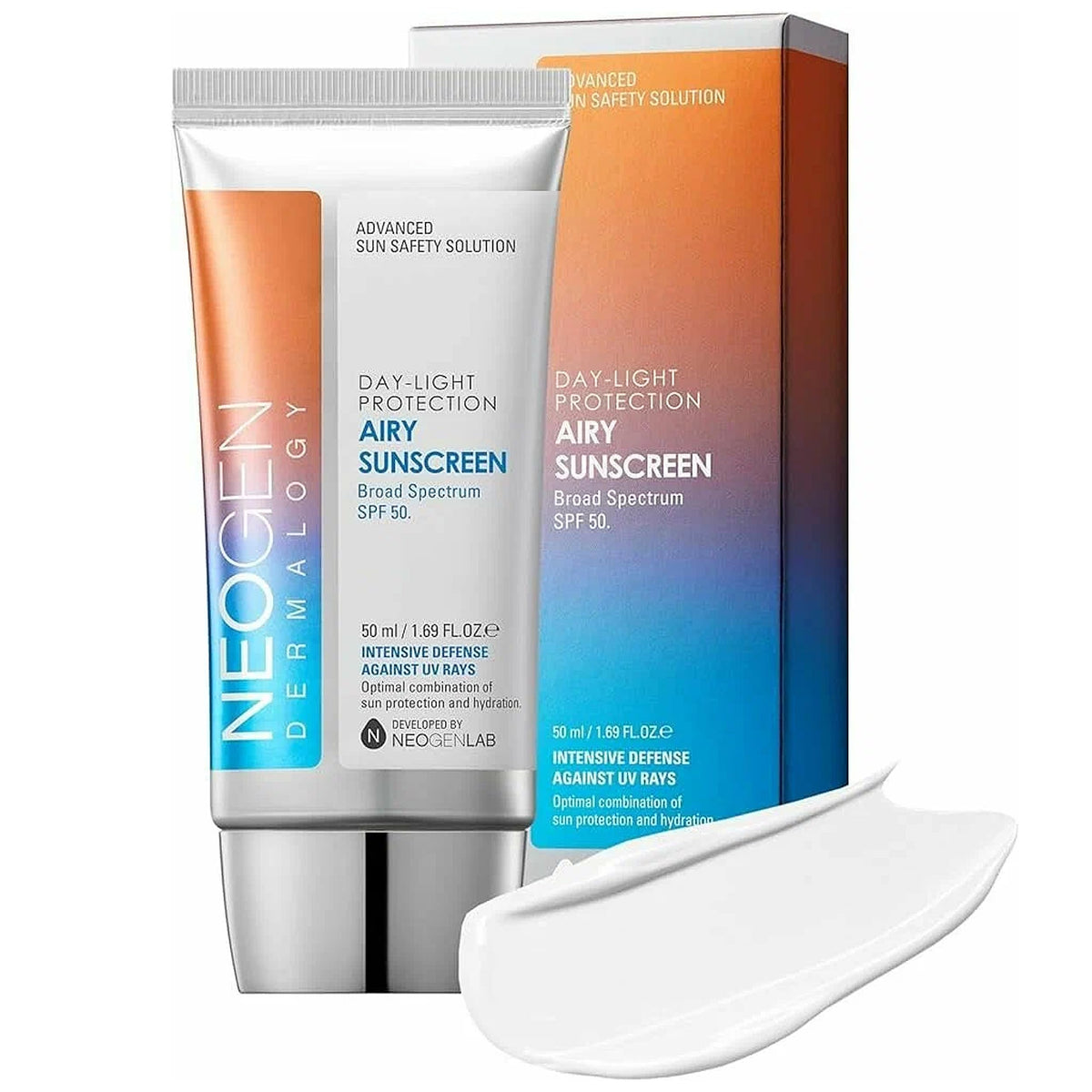 NEOGEN Day Light Airy Sunscreen SPF 50 Korean No White Cast - DERMALOGY by NEOGENLAB Official Imagery - 2