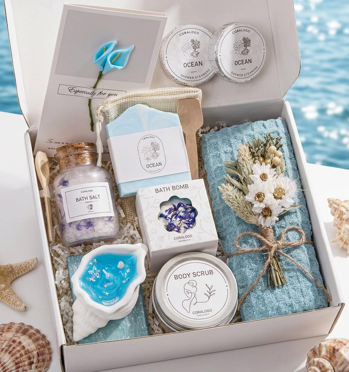 Coconut Spa Gifts for Women - Coralogo Official Imagery - 8