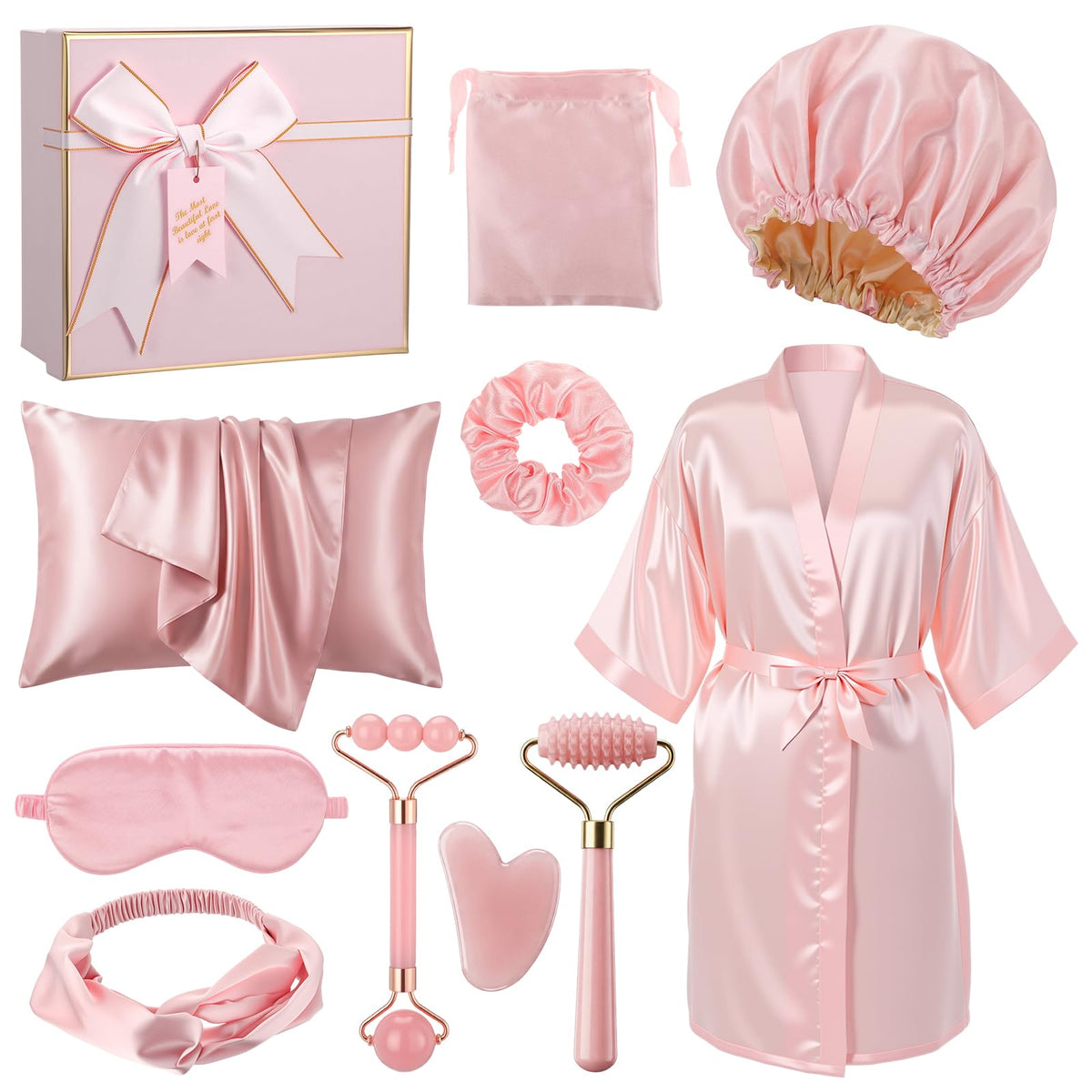 13 Pcs Birthday Gift for Women Spa Care Set Pink - Funnysoft Official Imagery - 2