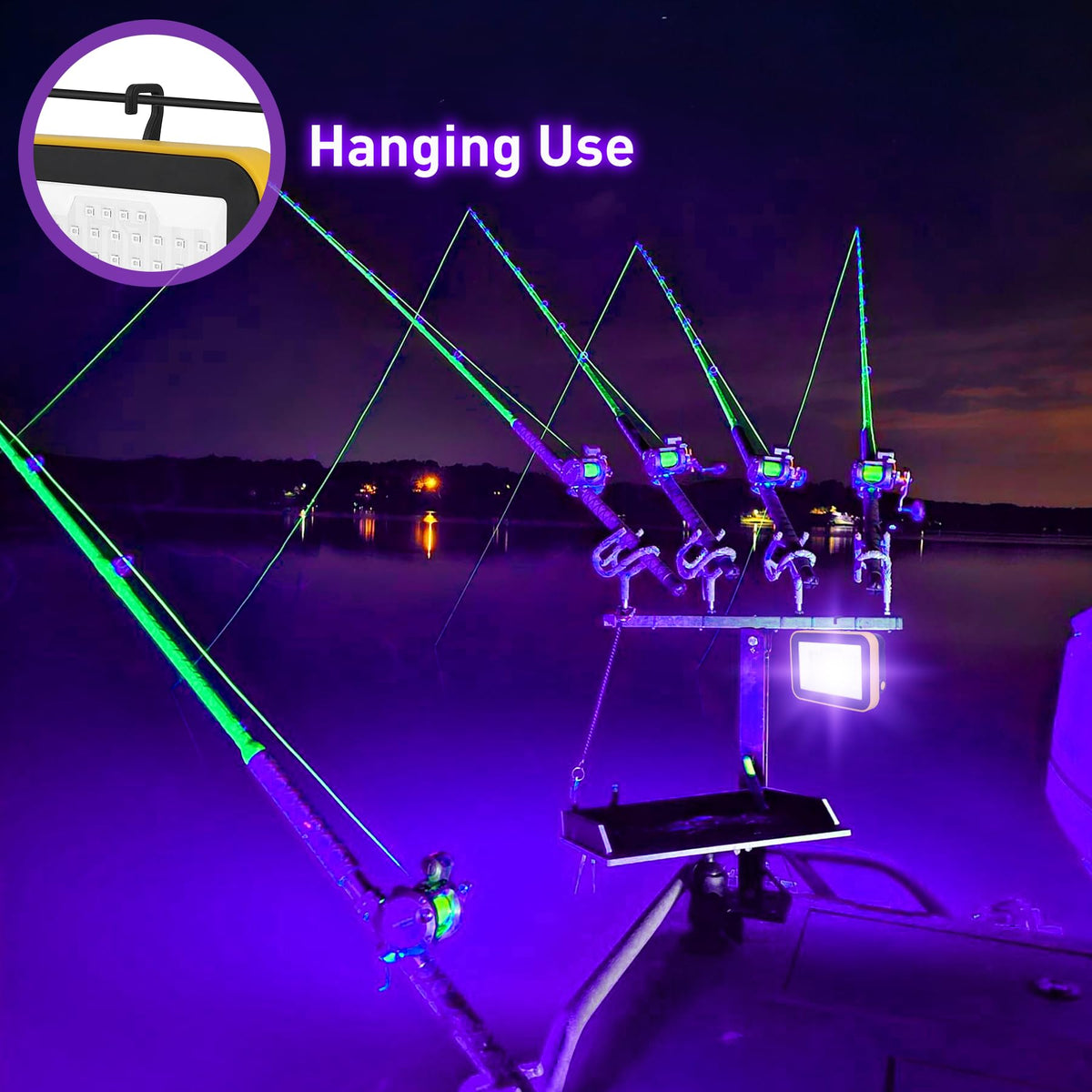 Rechargeable LED Black Light Battery Powered Portable - CREPOW Official Imagery - 7