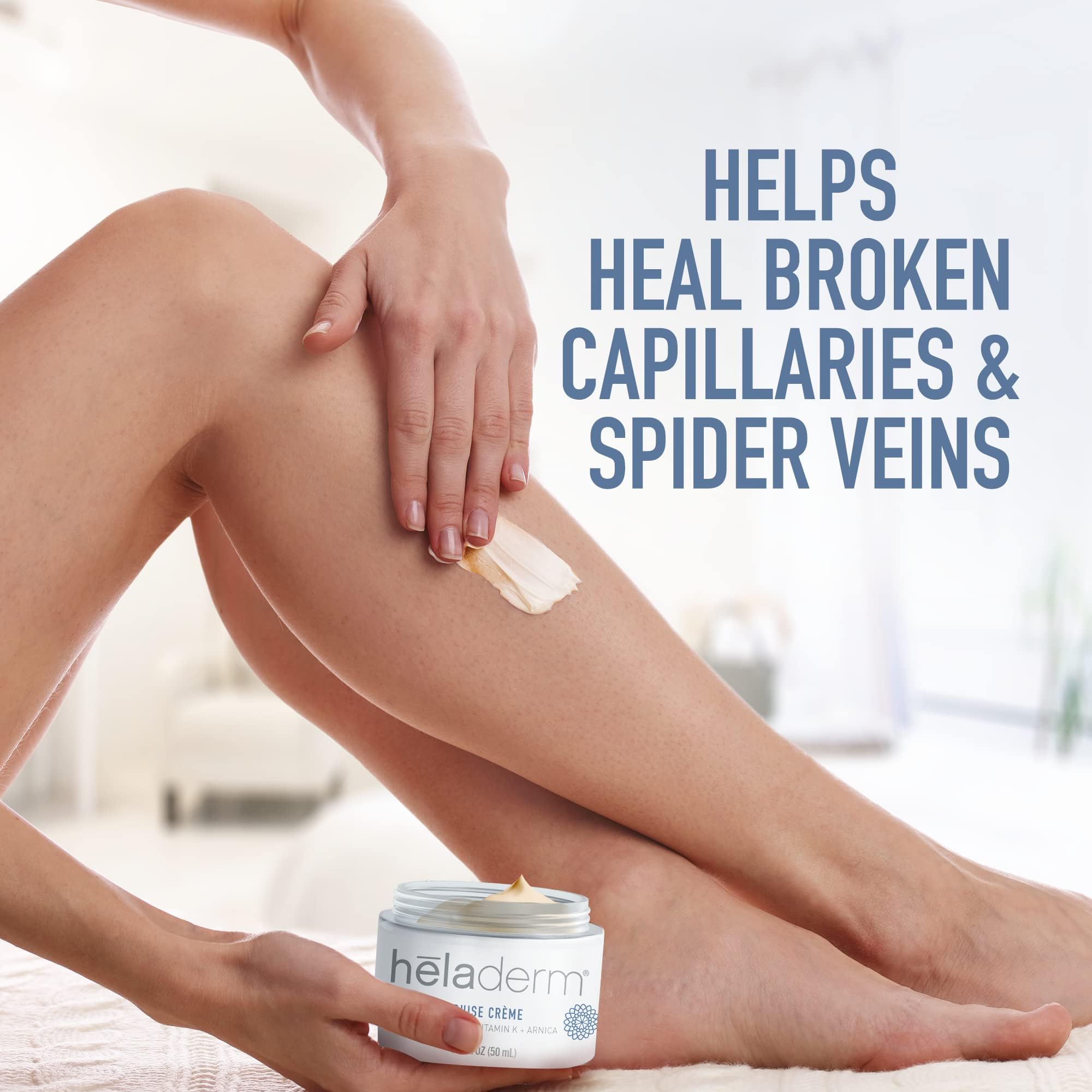 Heladerm Arnica Oil Bruise Cream Extra Strength (Fast Healing) - Bruise Cream for Seniors - Targeted Care to Help Restore Skin’s Vitality, Arnica for Bruising and Swelling - 50mL