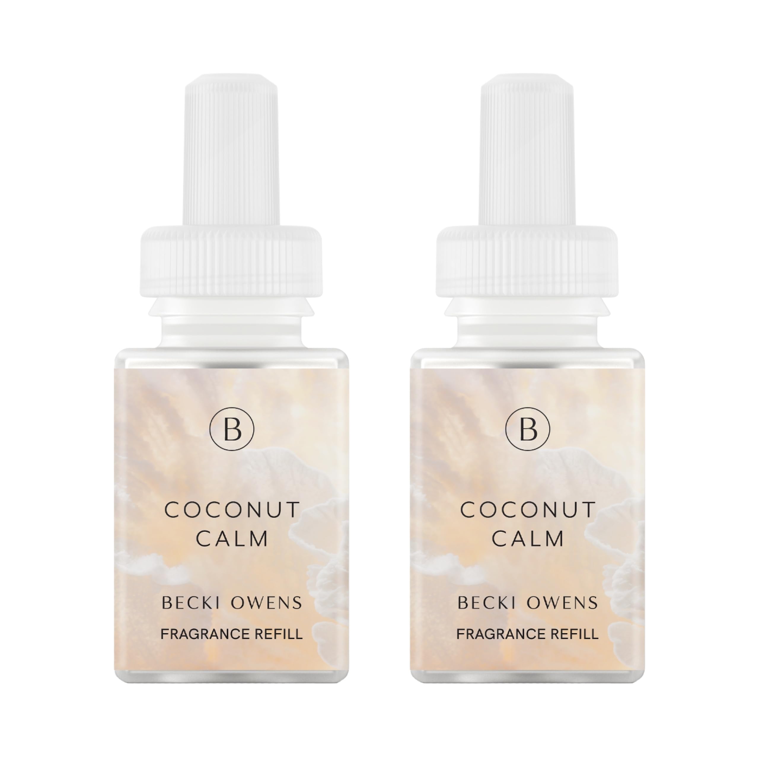 Pura x Becki Owens Home Diffuser Refill, 2 Pack, Coconut Calm - Pura Official Product View 1