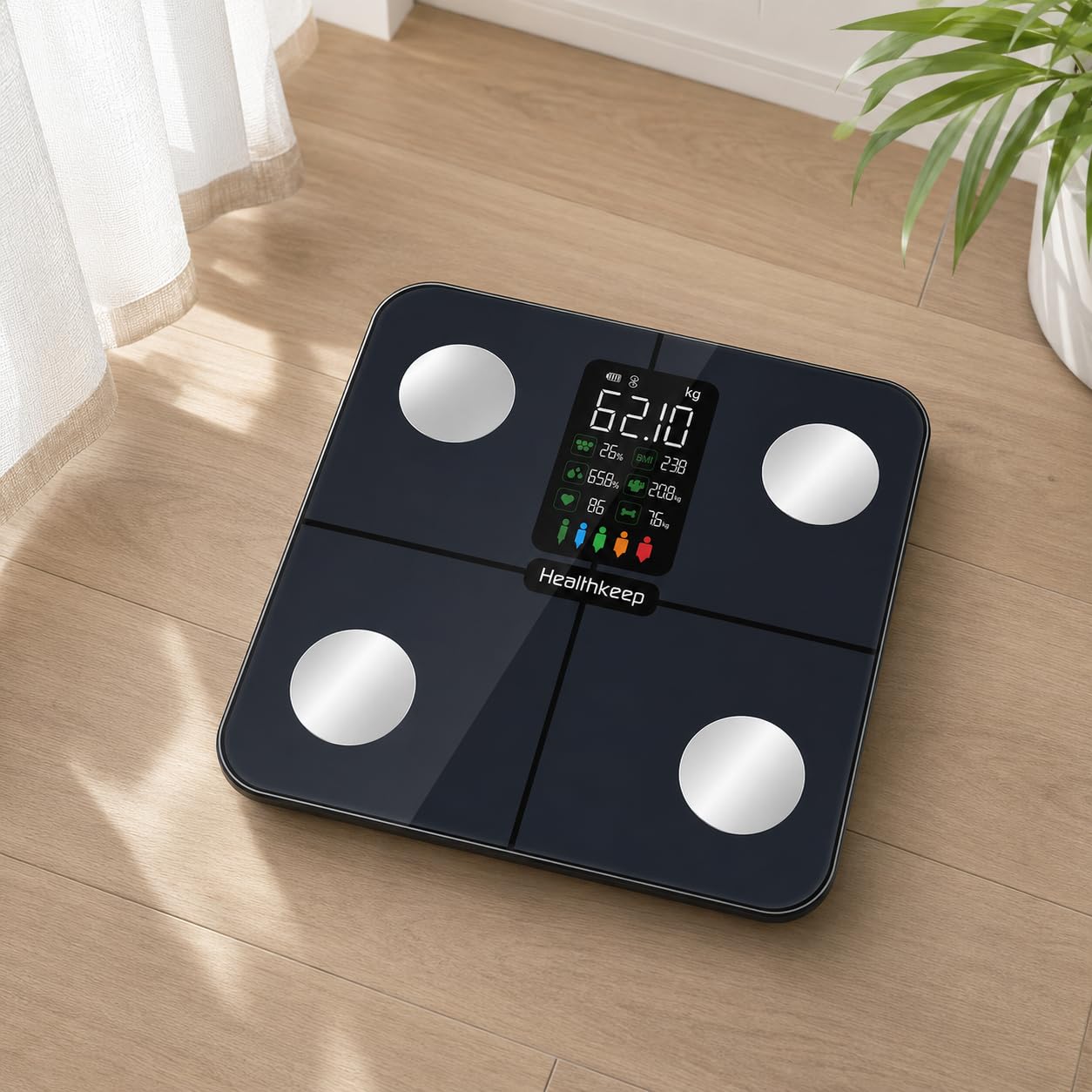 Healthkeep Smart Scale for Body Weight – Large Display Digital Sc - Healthkeep Official Product View 10