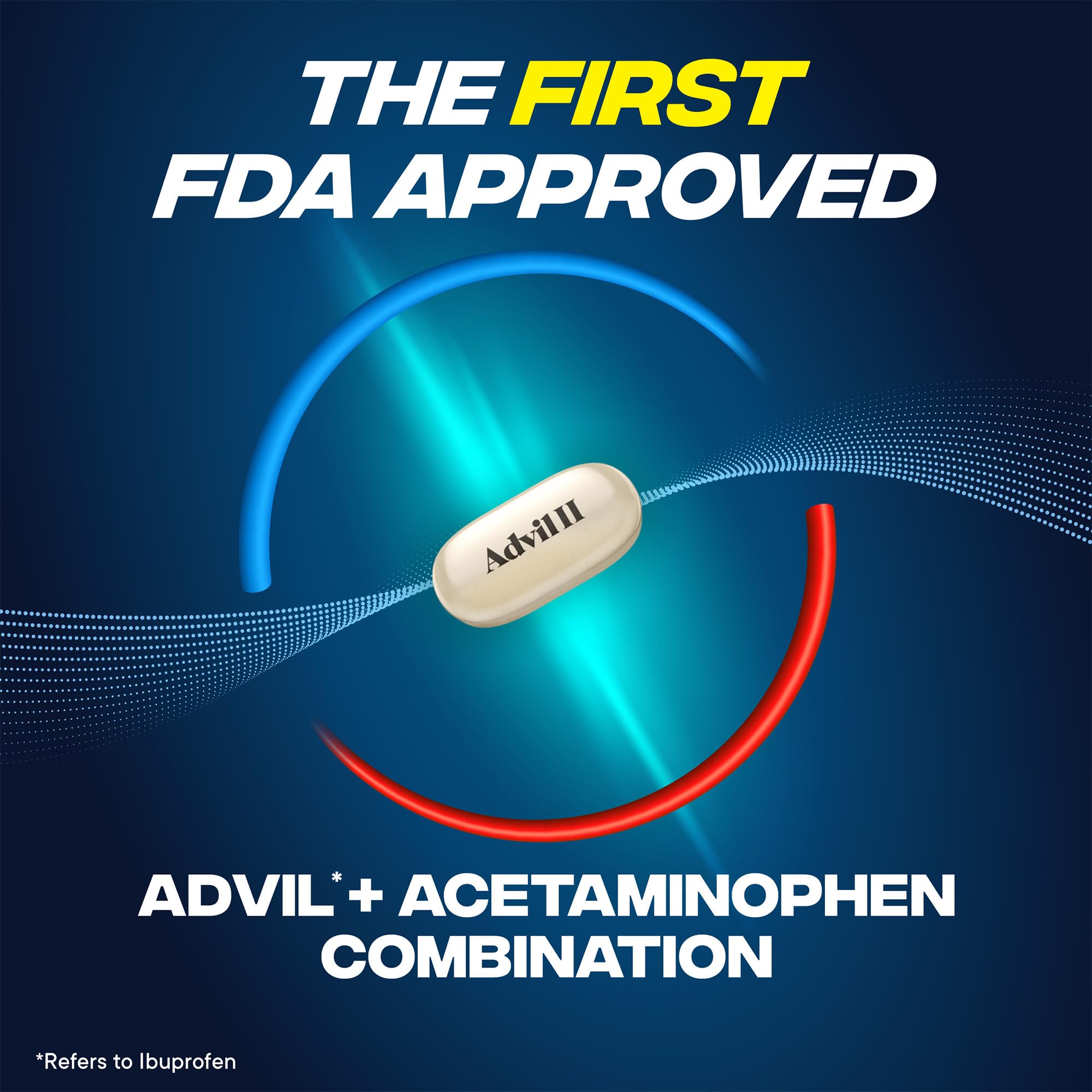 Advil Dual Action, Ibuprofen 125mg, Pain Relief, 216 Caplets