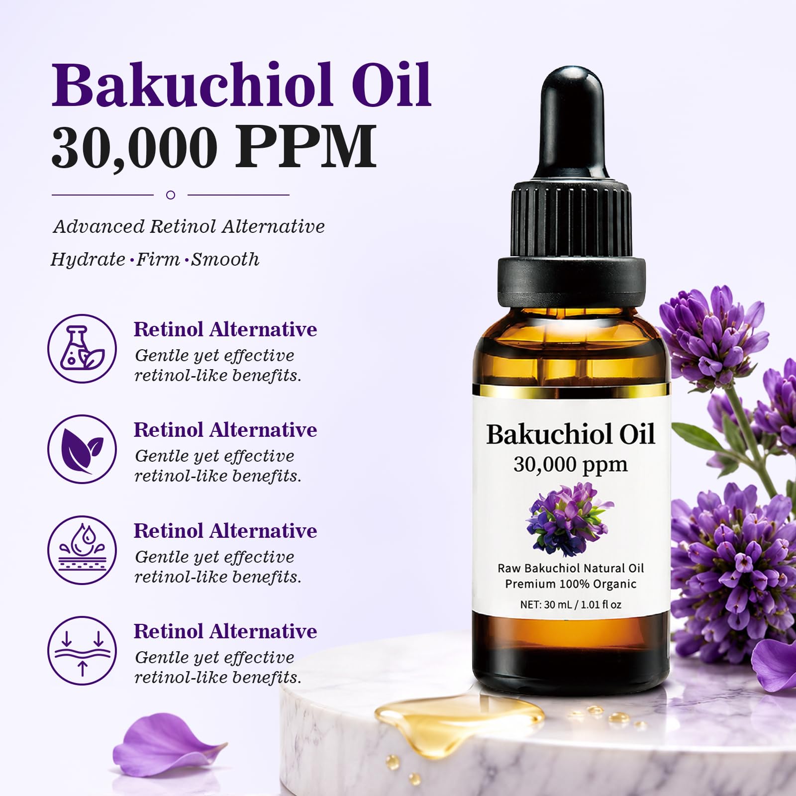 KOAVDMT Bakuchiol Oil Organic Cold Pressed, Bakuchiol Serum - KOAVDMT Official Product View 6