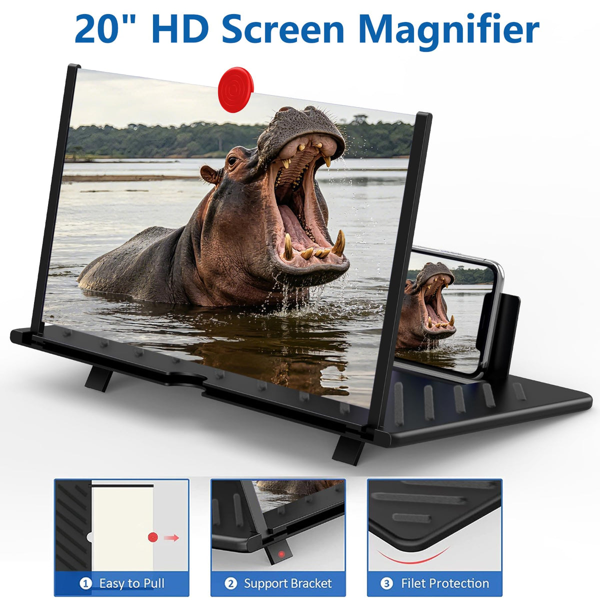 20 Screen Magnifier for Cell Phone Mobile Phone 3D HD - Fopudy Official Imagery - 3
