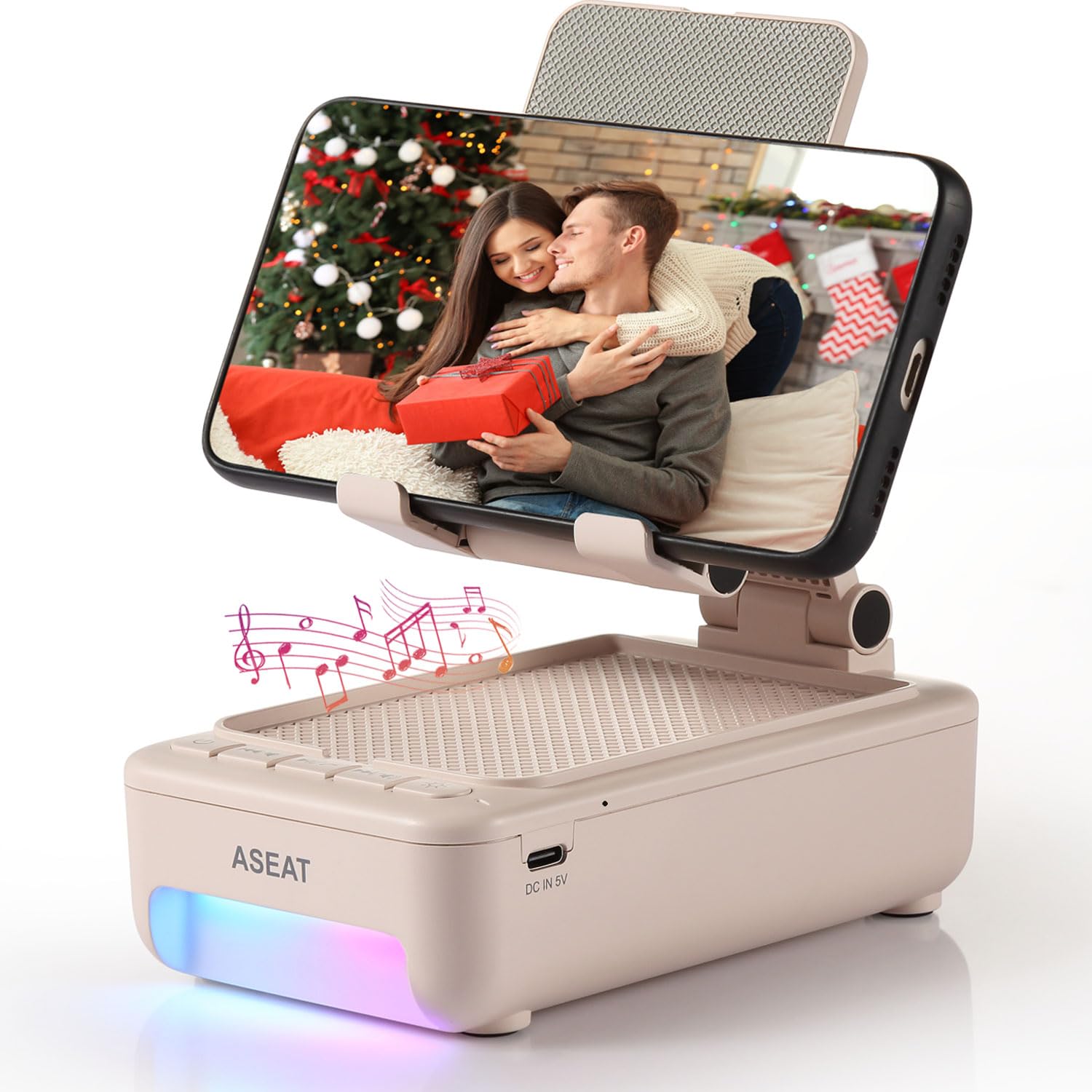 ASEAT Gifts for Men Him, Cell Phone Stand with Bluetooth Speaker& - ASEAT Official Product View 9