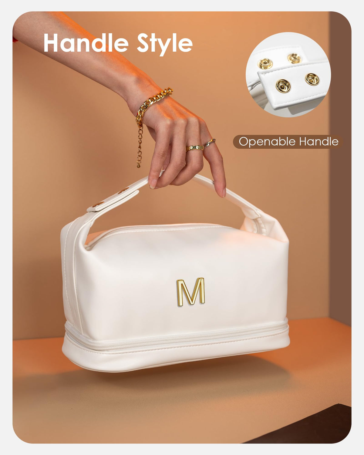 Personalized Gifts Makeup Bags Birthday Gifts for Women Teen - Vogewood Official Imagery - 4