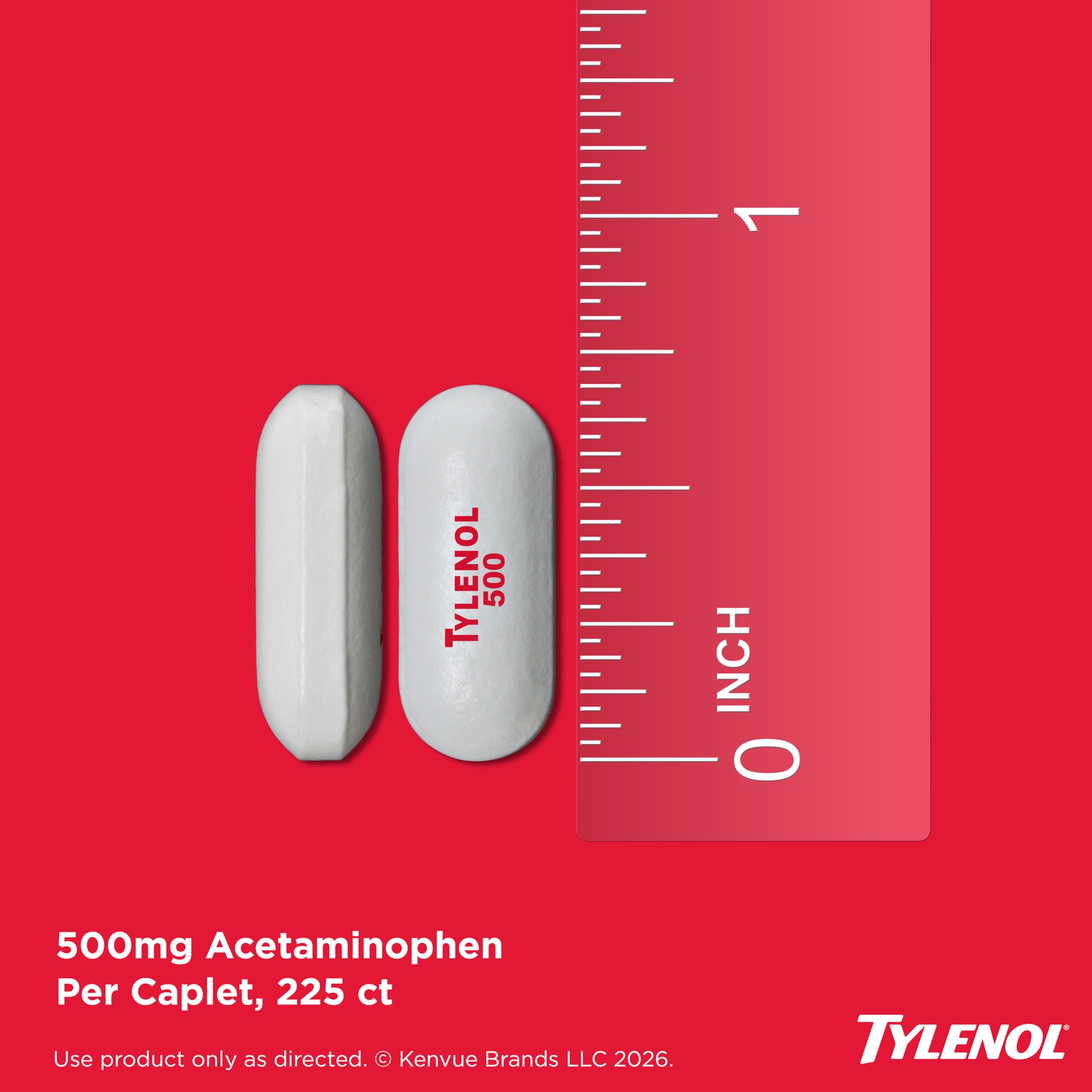 Tylenol Extra Strength Caplets 500mg – 225 Ct
