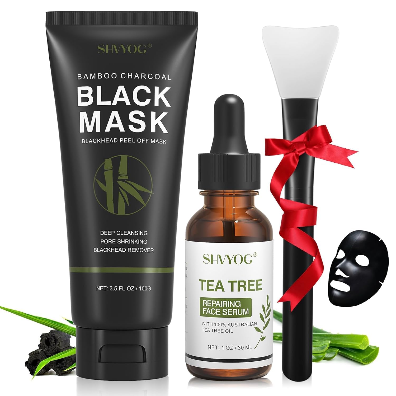 Blackhead Peel Off Face Mask, SHVYOG 3-in-1 Blackhead Remover - SHVYOG